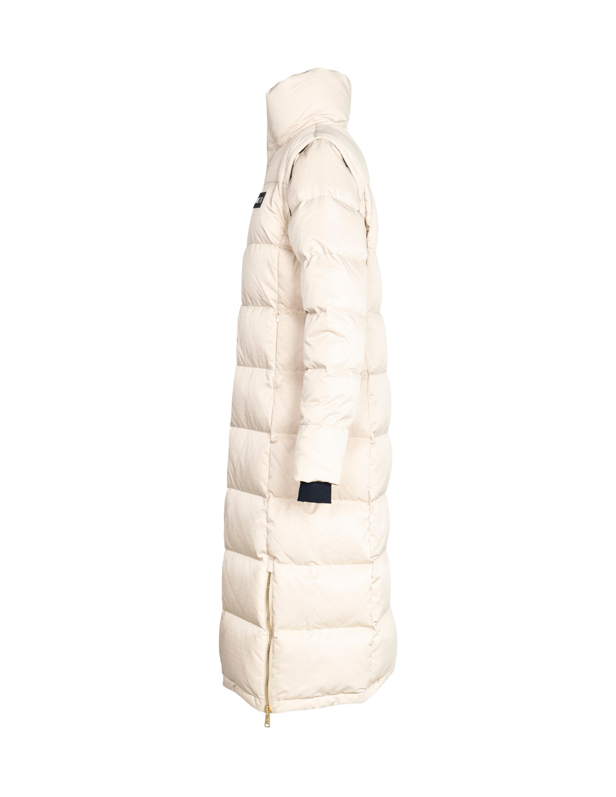 EDDA 2in1 Down Coat/ Vest in Beige Jackets Hést   