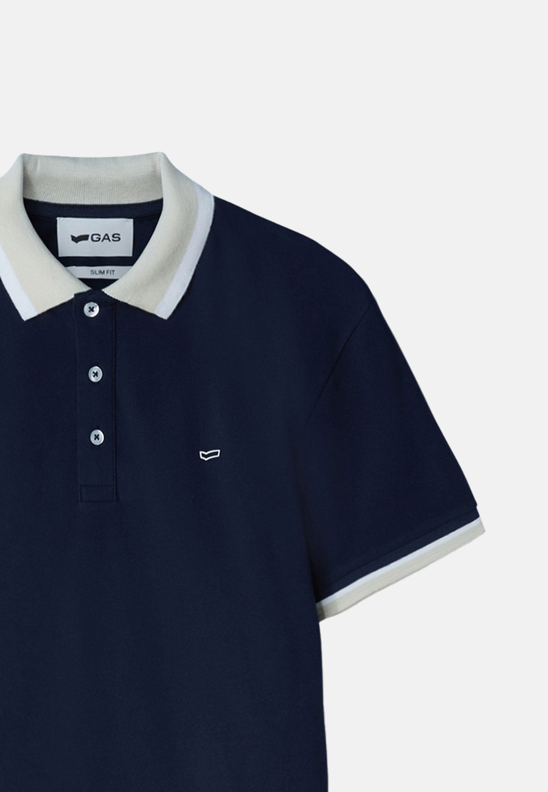 Ralph/S Gas Polo in Navy Blue Polos GAS   