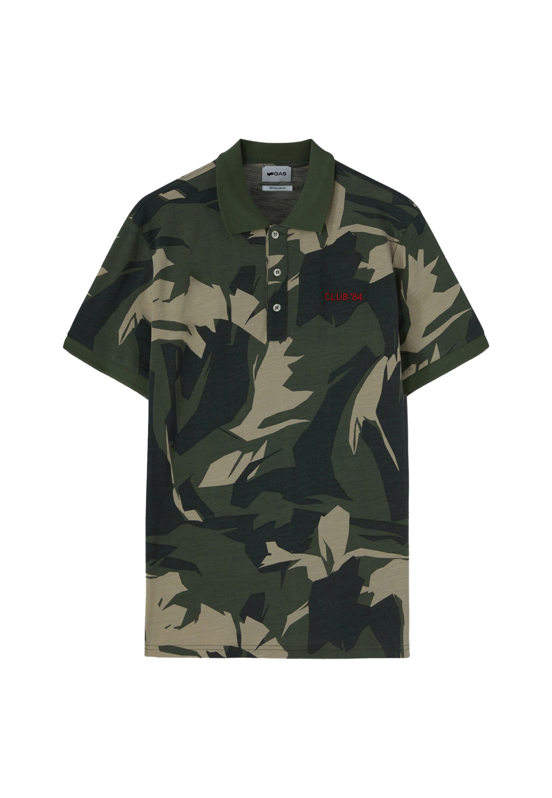 Ralph/S Camouflage Polo in Camouflage Green Polos GAS   