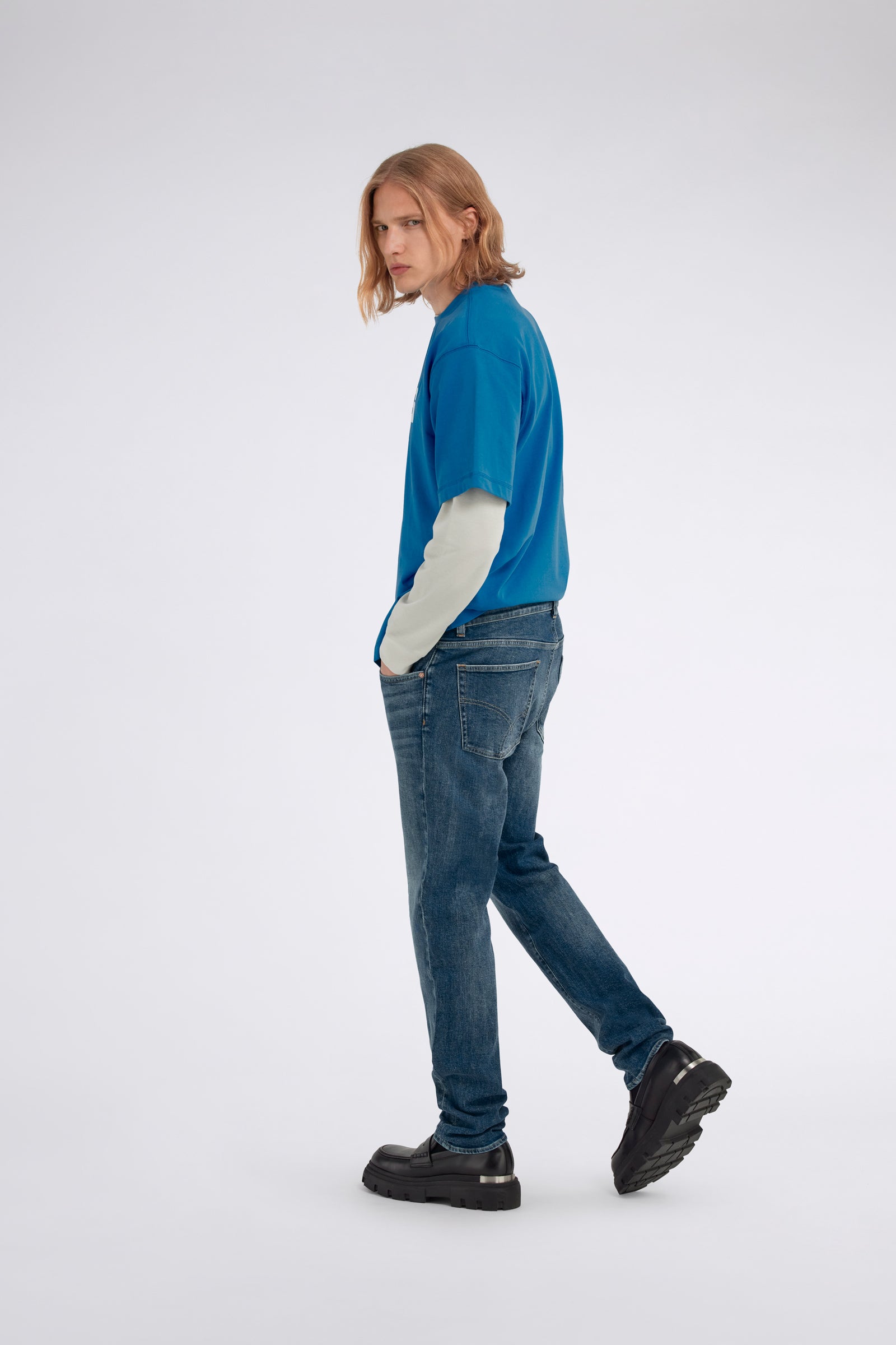 Albert Simple Rev in Med Blue Med Jeans GAS   