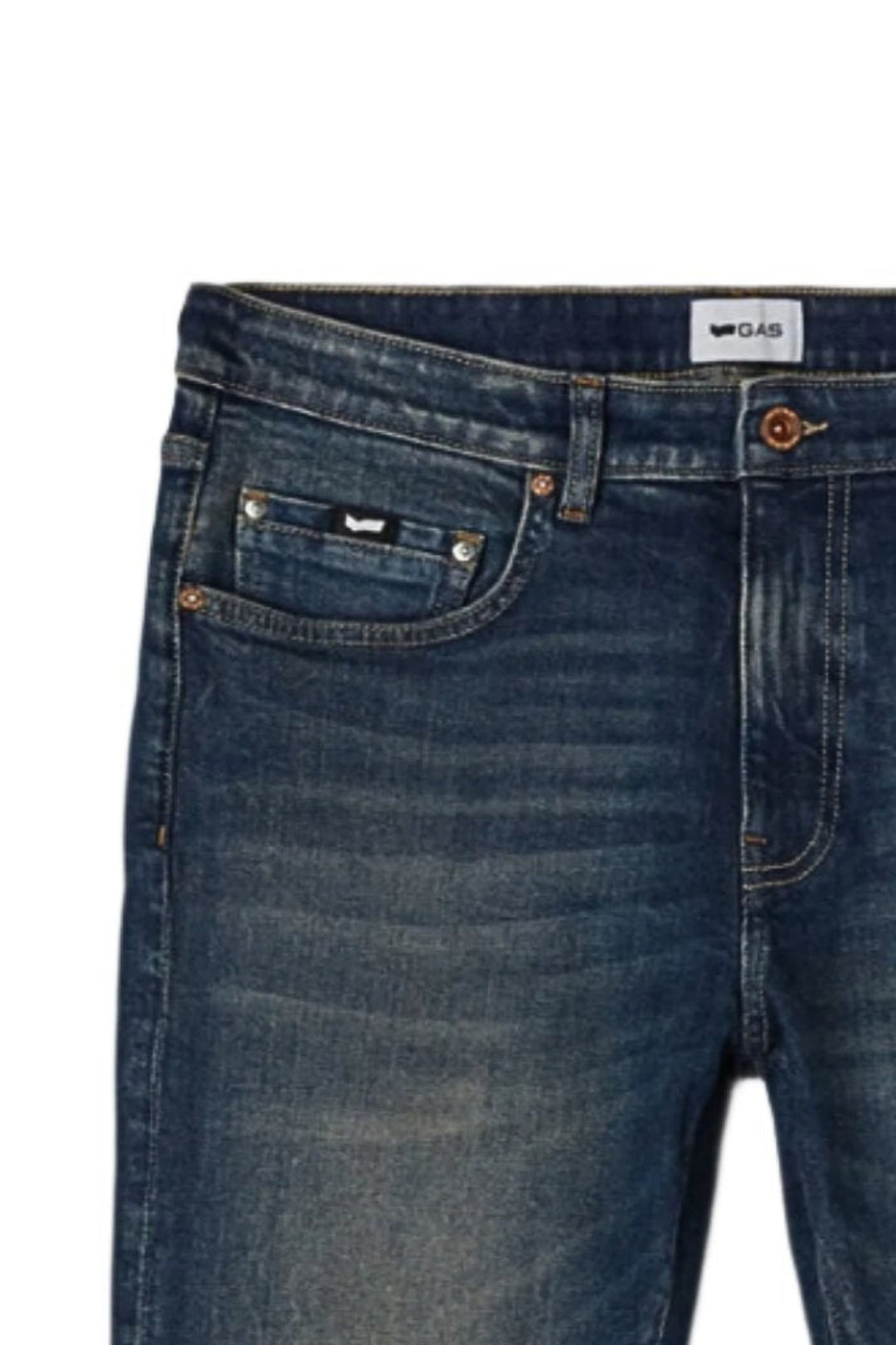 Albert Simple Rev in Med Blue Used Jeans GAS   