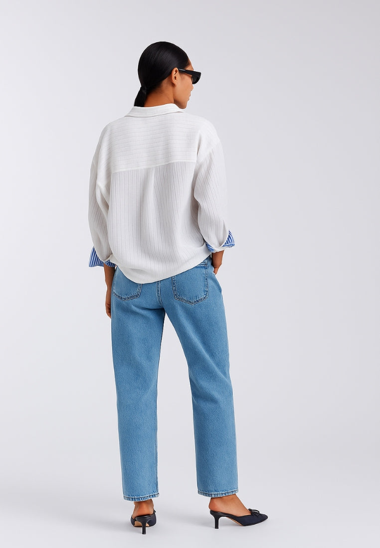 Greg Straight in Acid Wash Medium Jeans GAS