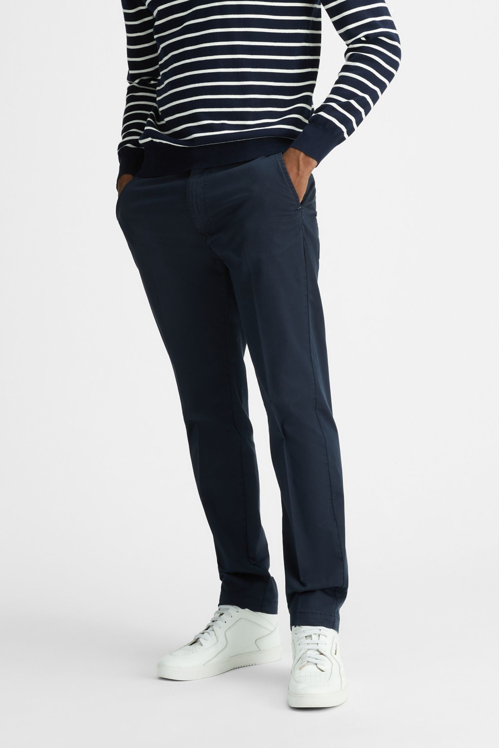 New Sadeck Det Trousers in Navy Blue Trousers GAS   