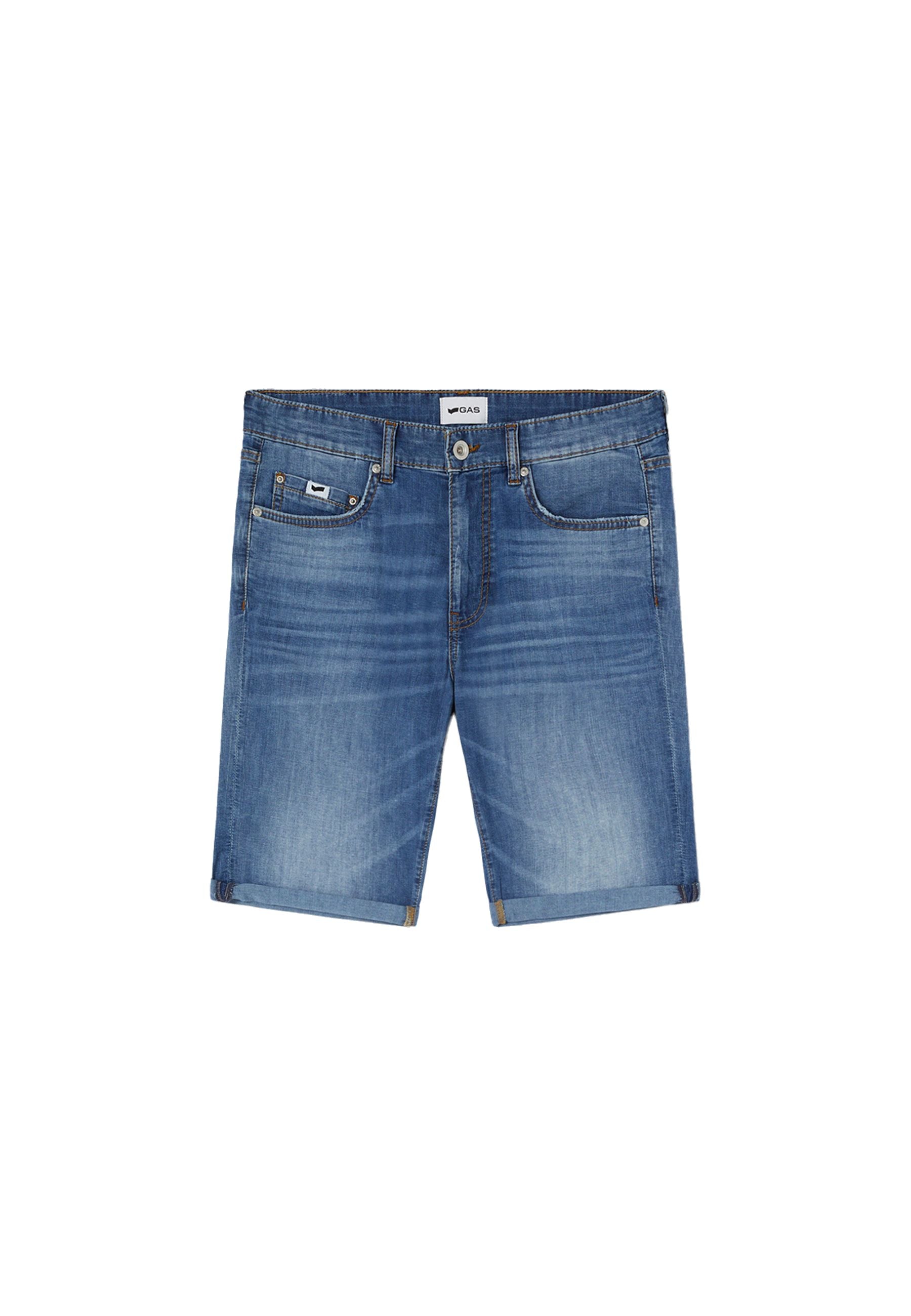 Albert Short Rev Shorts in Light Medium Denim Shorts GAS   