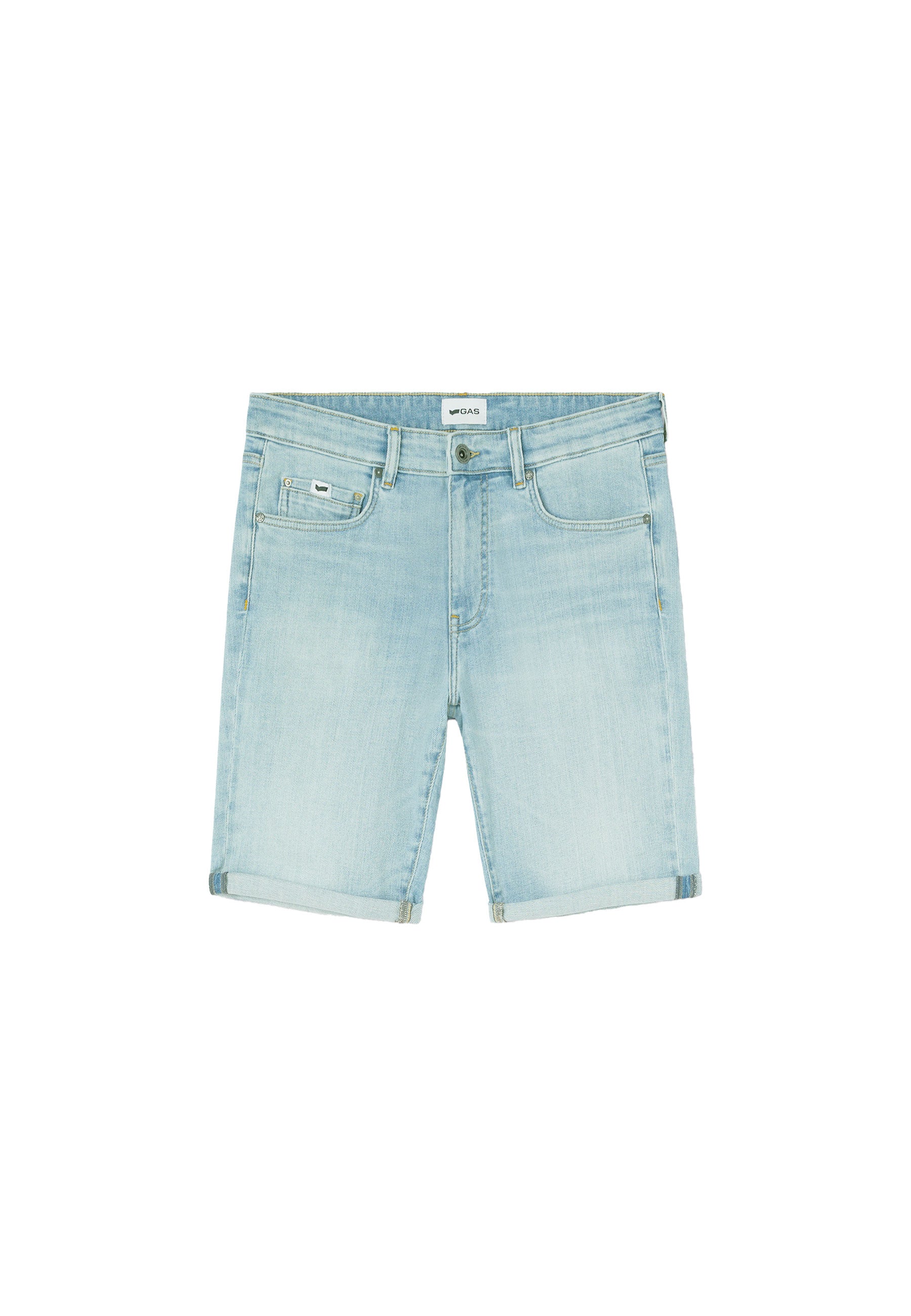 Albert Short Rev Shorts in Light Blue Light denim shorts GAS   