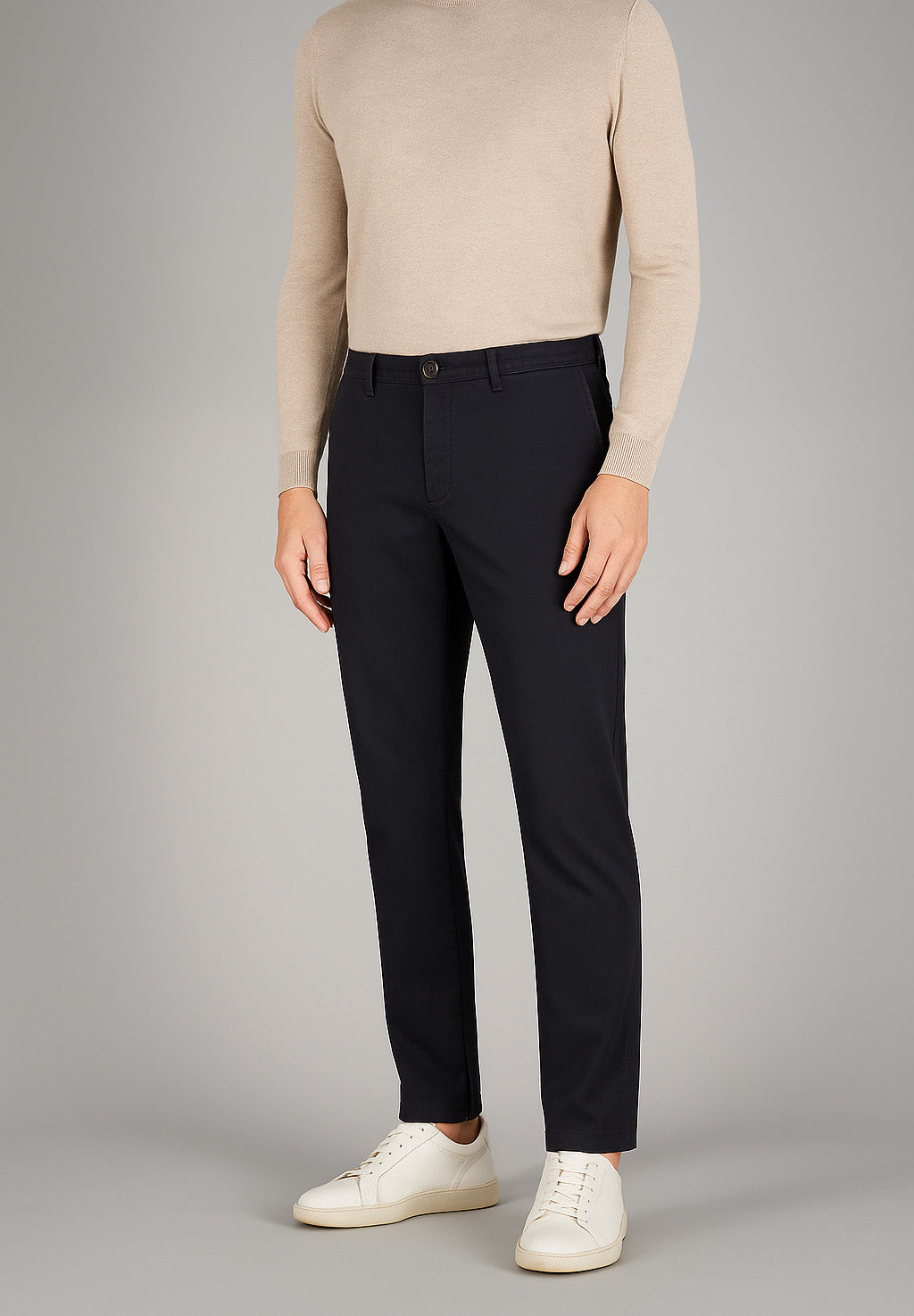 BENITO Chino in black Pants Gardeur