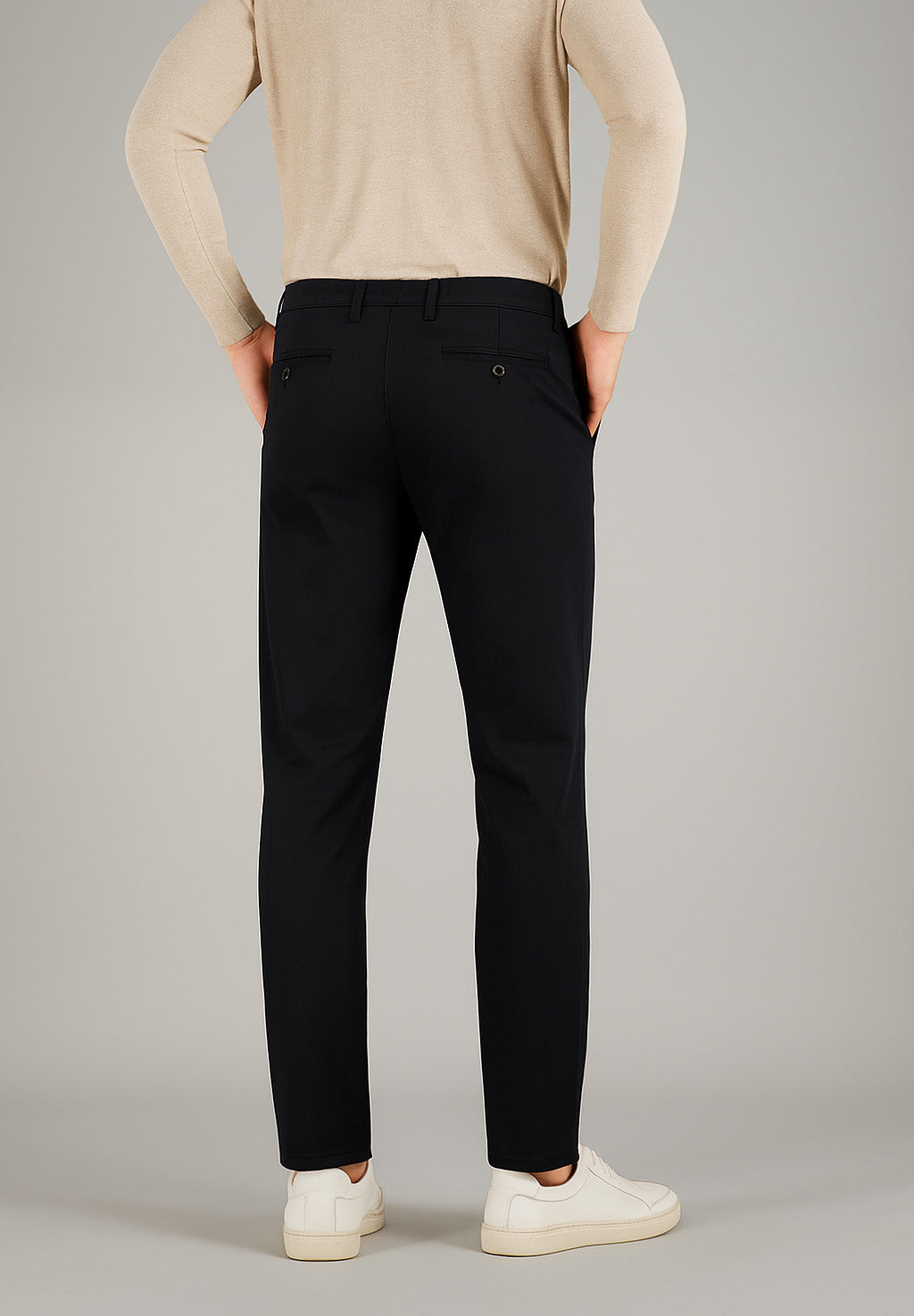 BENITO Chino in black Pants Gardeur