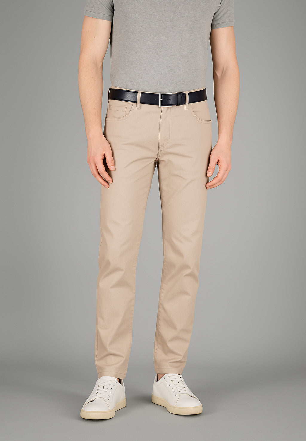 BILL-3 trousers in dark beige Trousers Gardeur