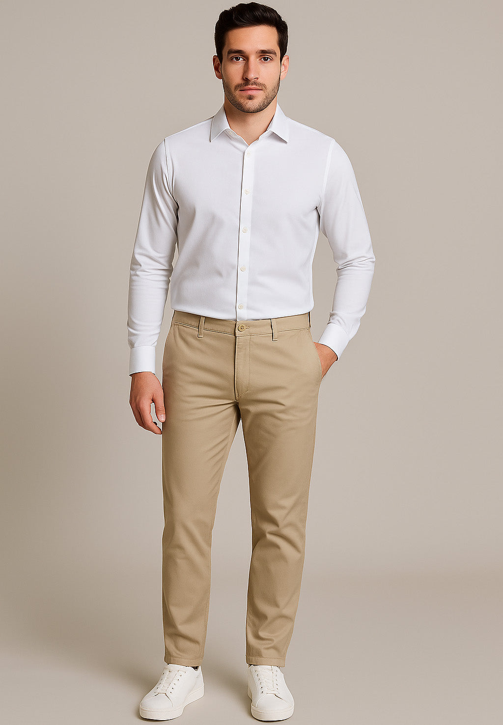BONO pants in khaki Pants Gardeur