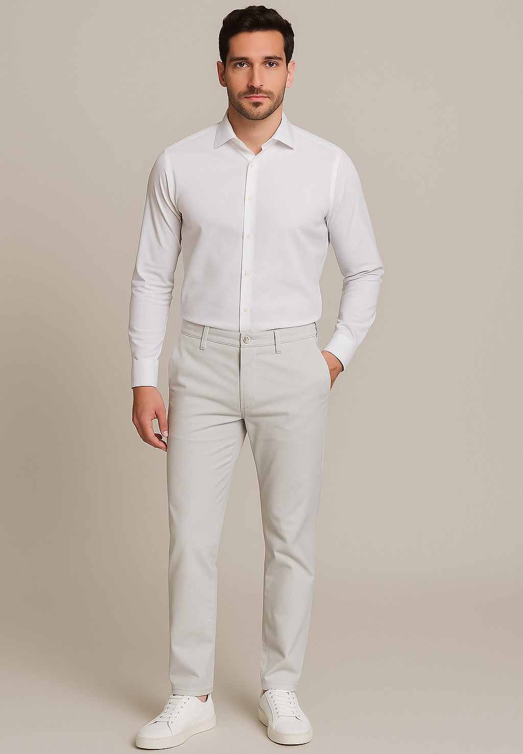 BONO trousers in light gray Trousers Gardeur