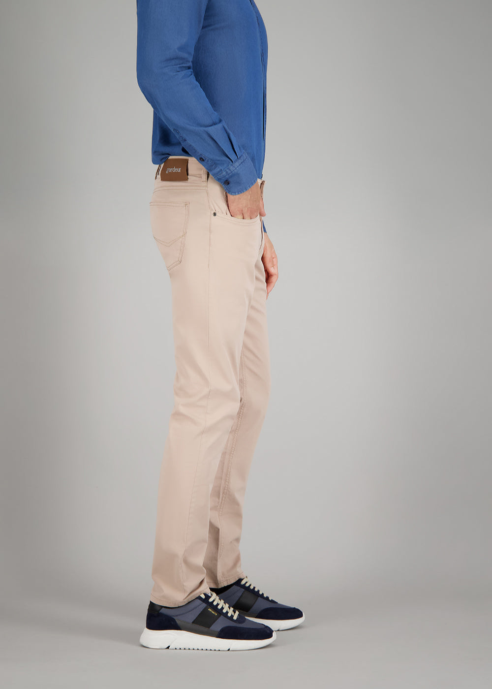 BILL-3 trousers in beige Trousers Gardeur