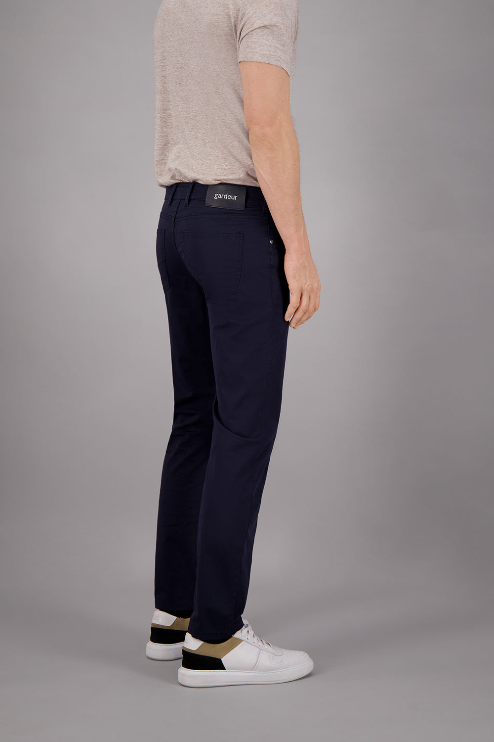 BILL-3 trousers in navy Trousers Gardeur