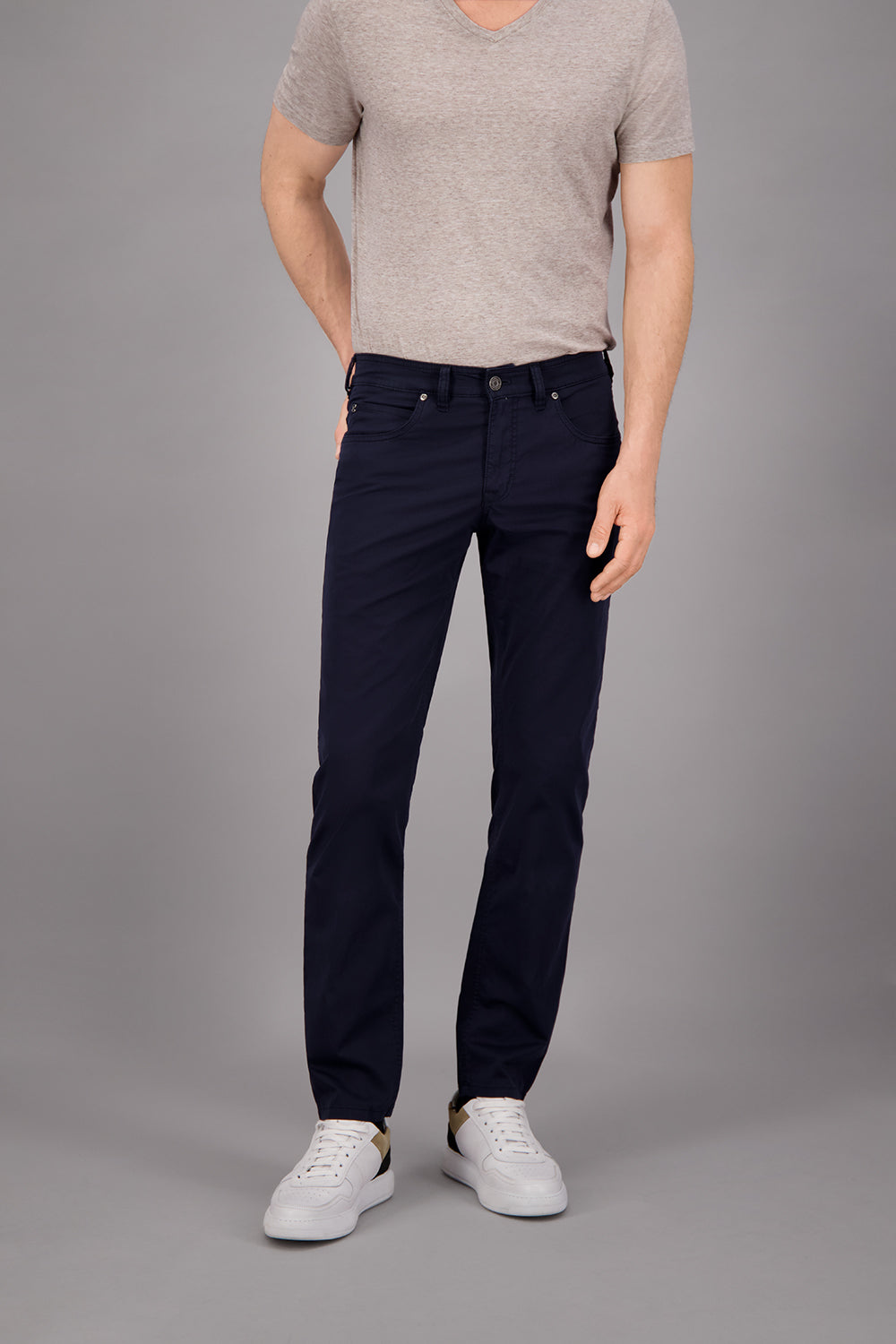 BILL-3 trousers in navy Trousers Gardeur