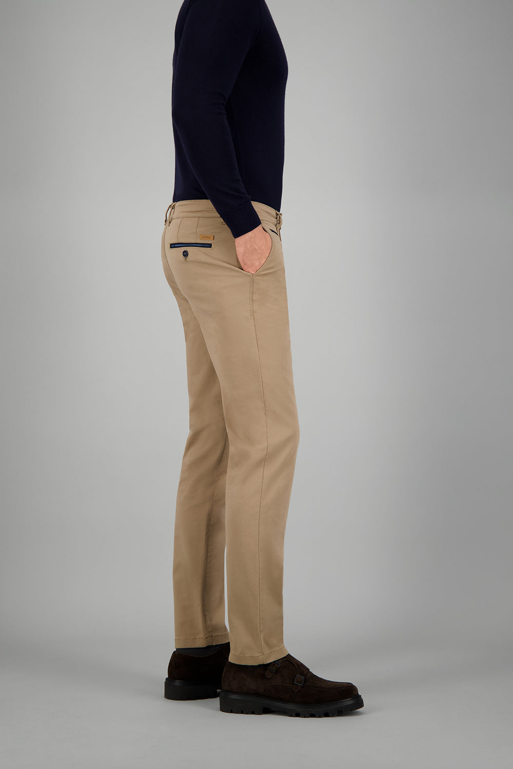 BENNY-3 Chino pants in sand Pants Gardeur