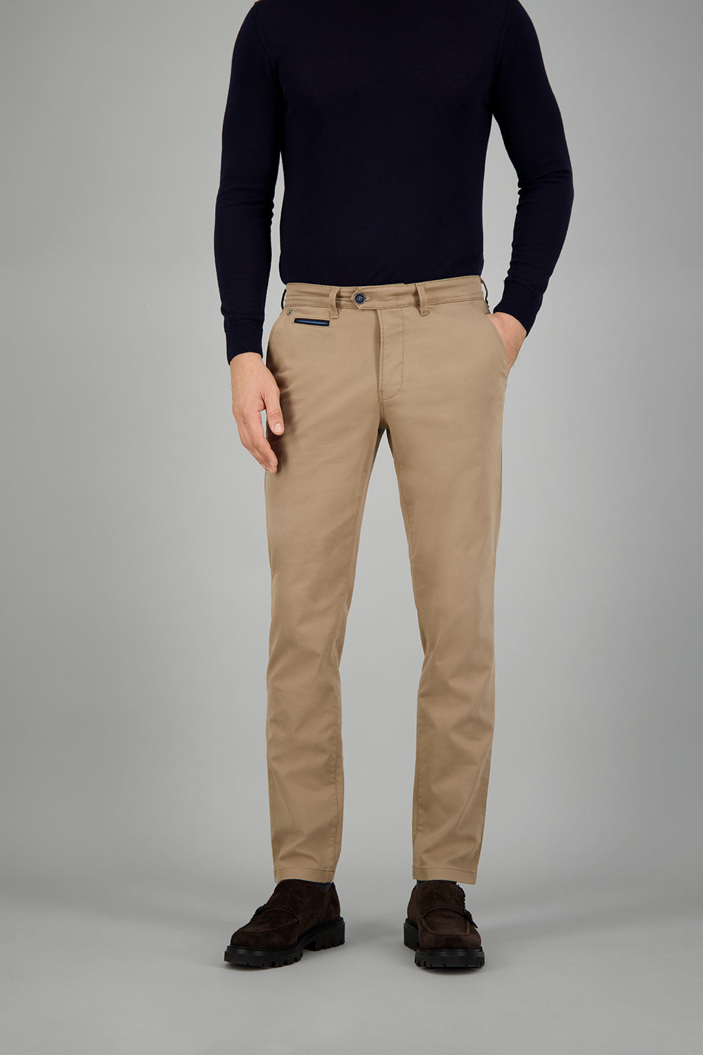 BENNY-3 Chino pants in sand Pants Gardeur
