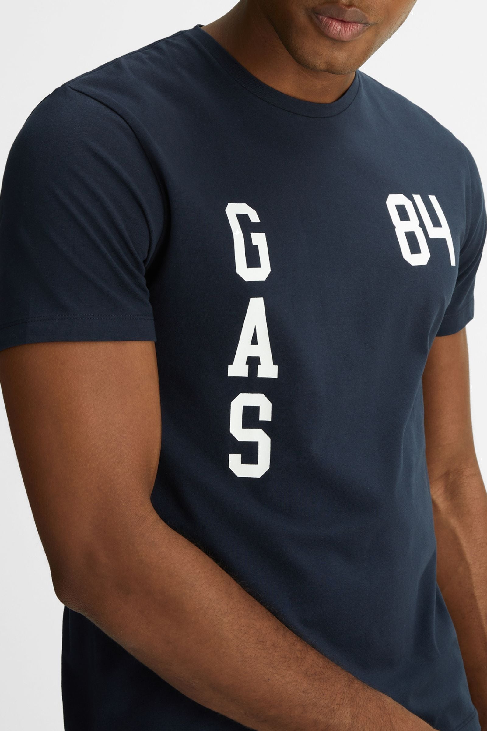 Scuba/S Brand G84 T-Shirt in Navy Blue T-Shirts GAS   