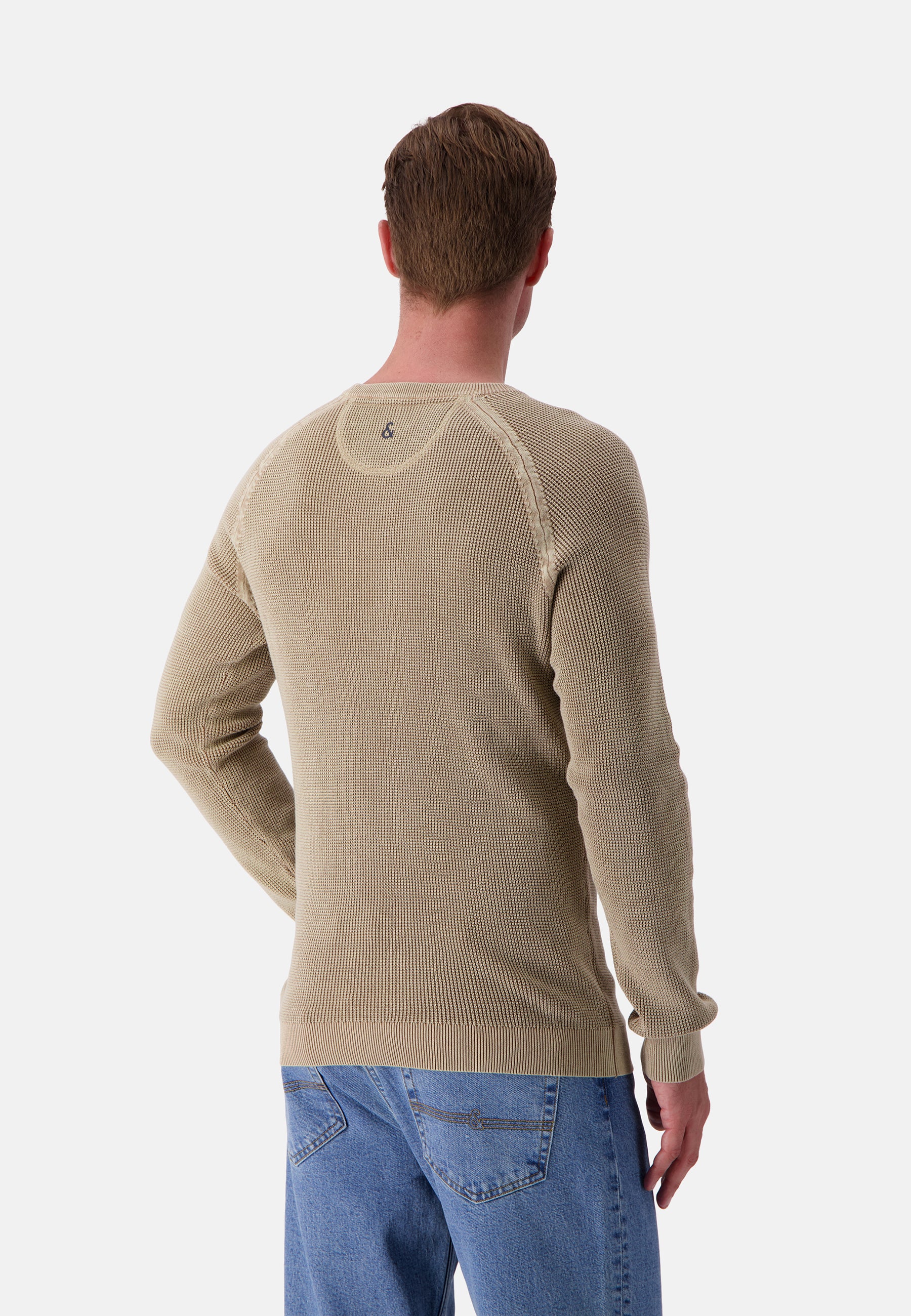 Roundneck Washed in Tent Sweater Colours and Sons   