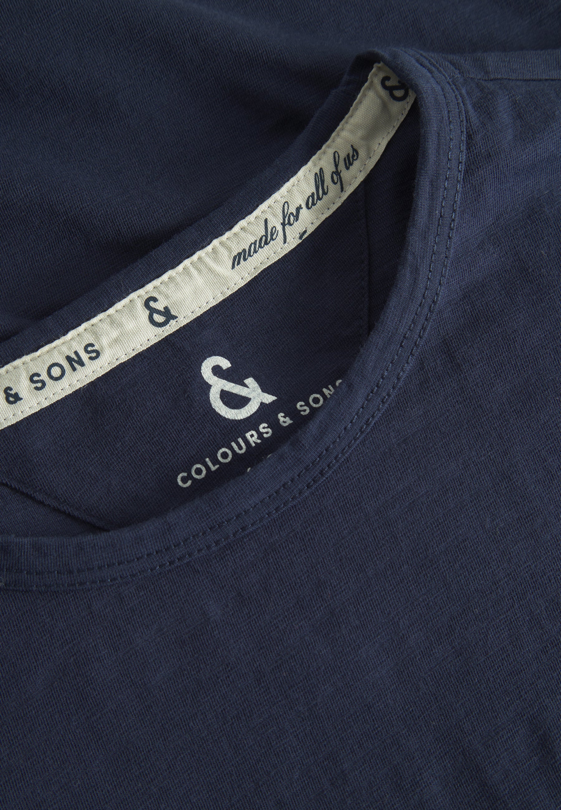 T-Shirt - Slub in Navy T-Shirts Colours and Sons   