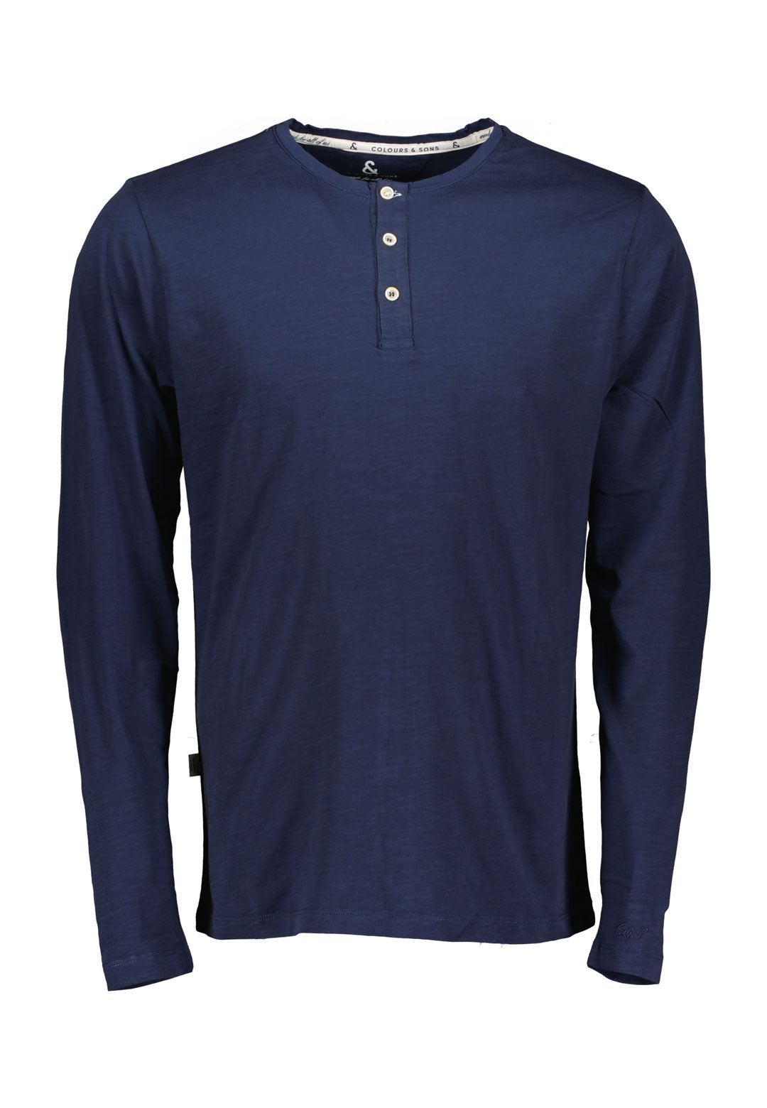 Henley - Slub in Navy T-Shirts Colours and Sons   