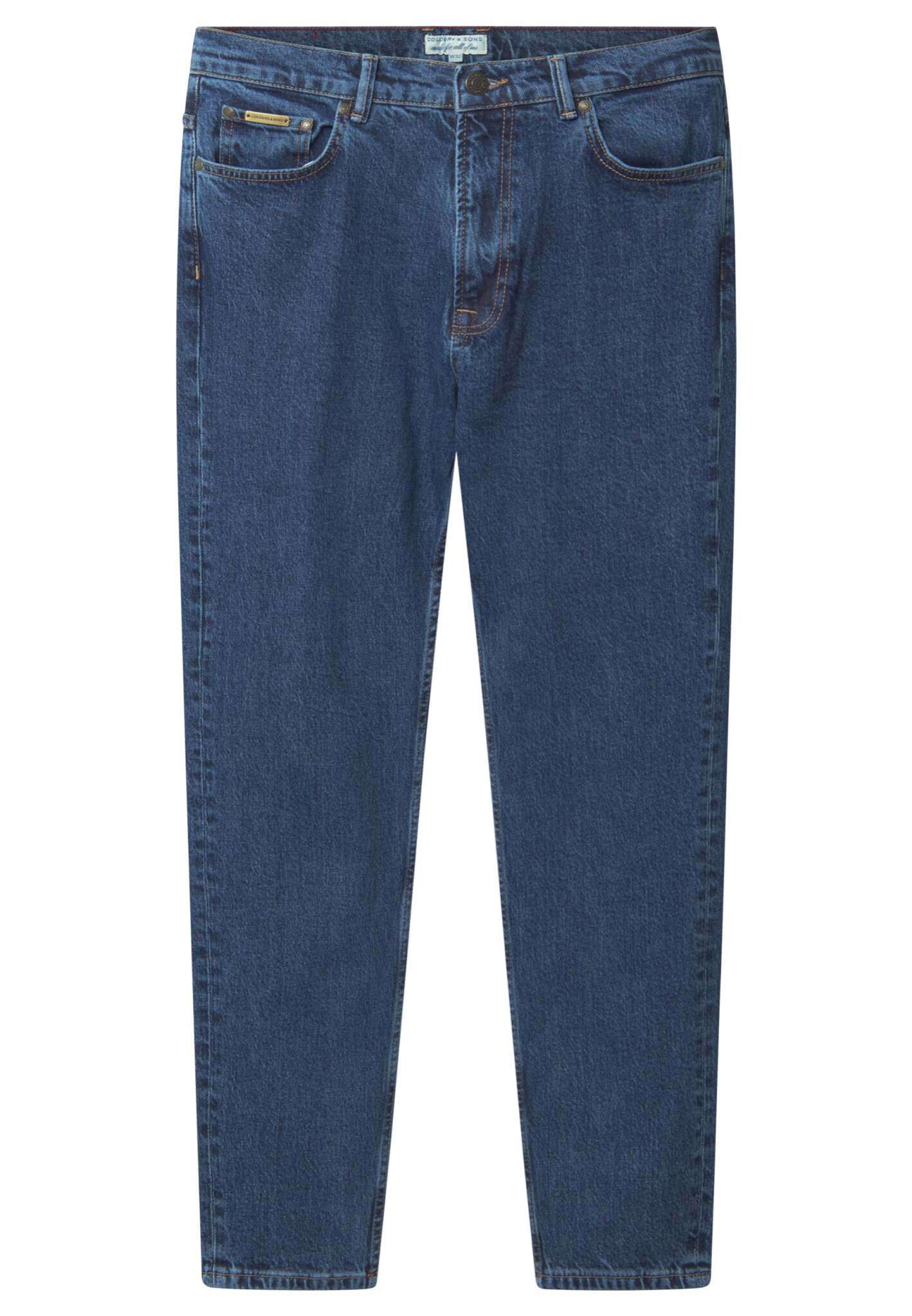 Dark Blue Denim Cropped Jeans Colours and Sons   