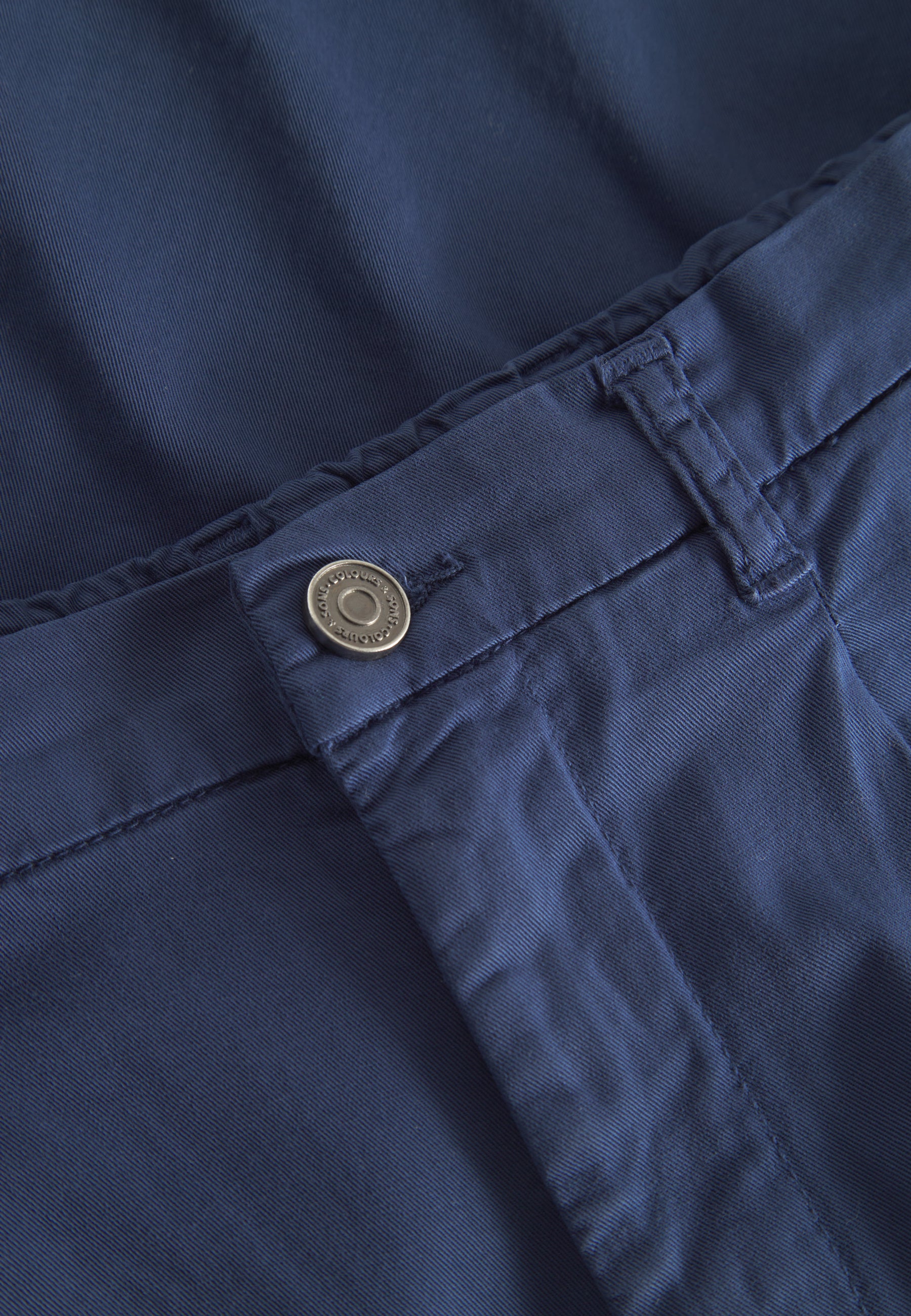 Pants-Cropped Chino in Navy Pants Colours and Sons   