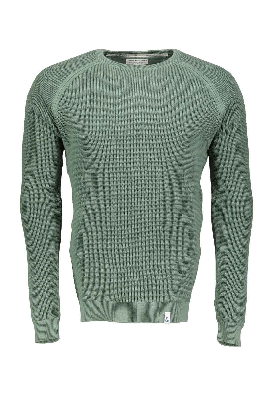 Roundneck Washed In Uniform Sweater Colours and Sons   