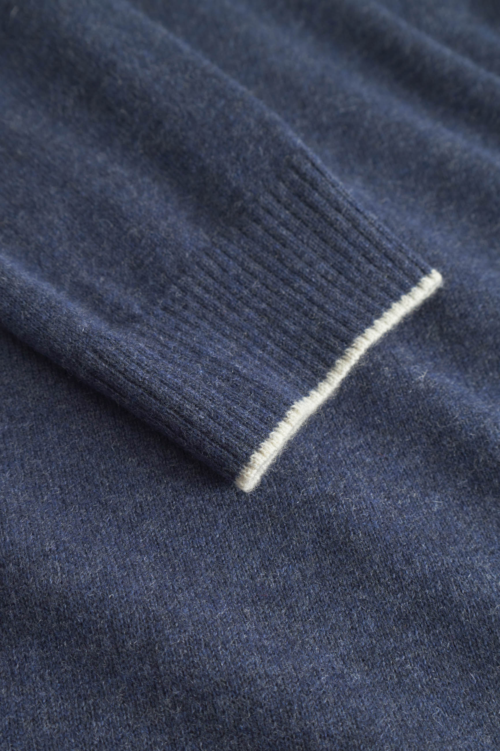 Roundneck Merino Blend in Navy Sweater Colours and Sons   