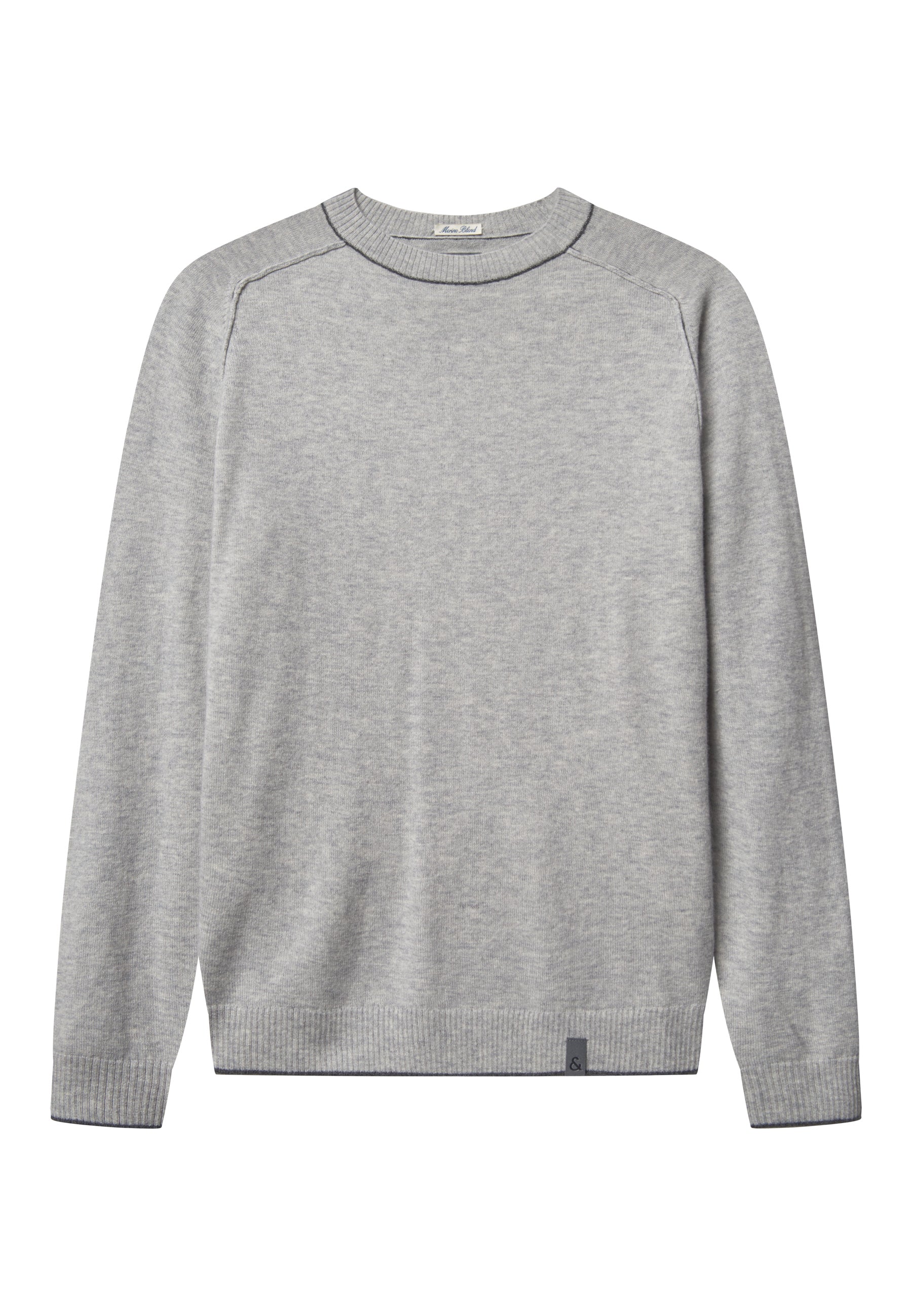 Roundneck Merino Blend in Silver Sweater Colours and Sons   