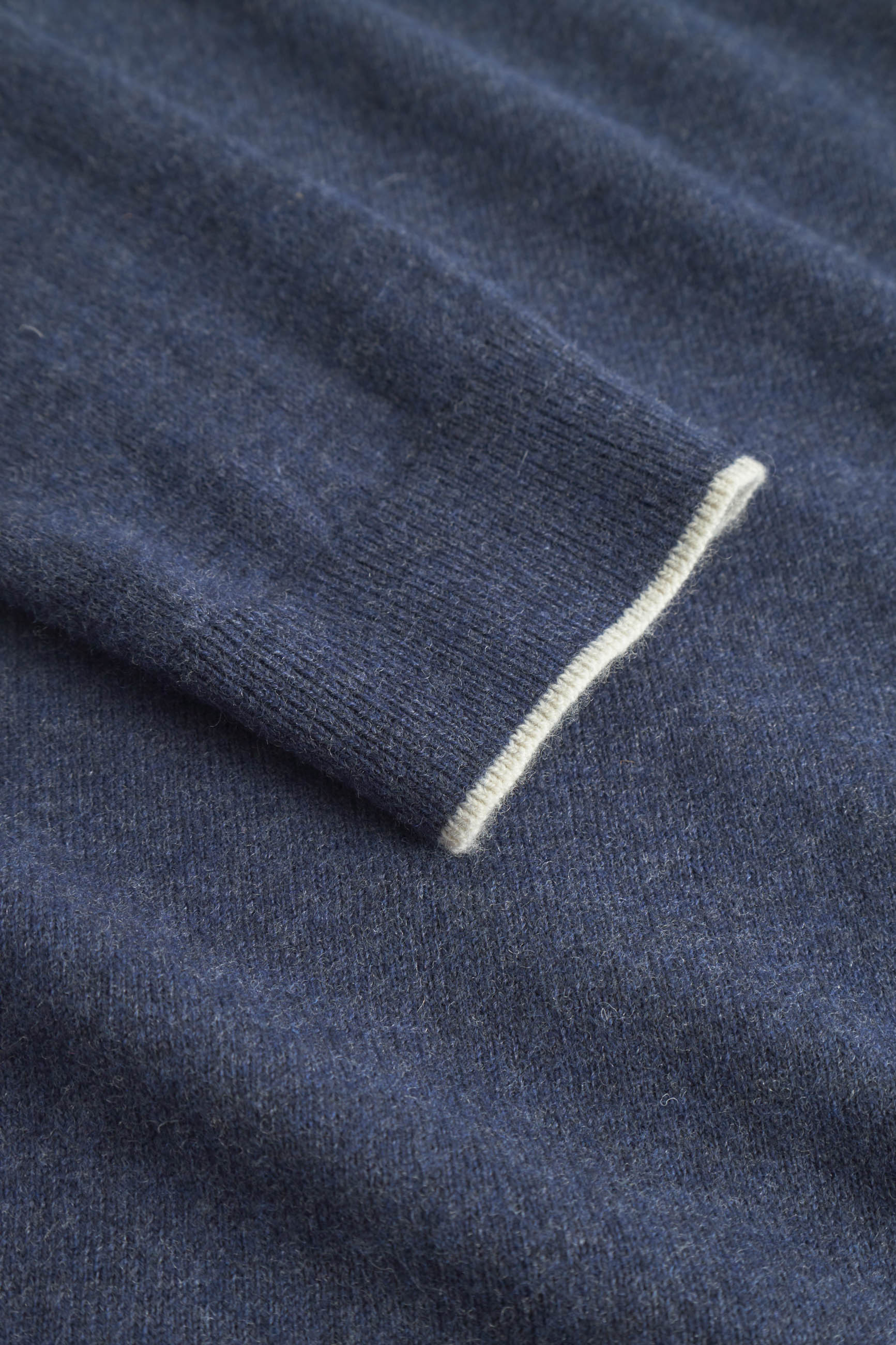 Turtleneck Merino Blend in Navy Sweater Colours and Sons   