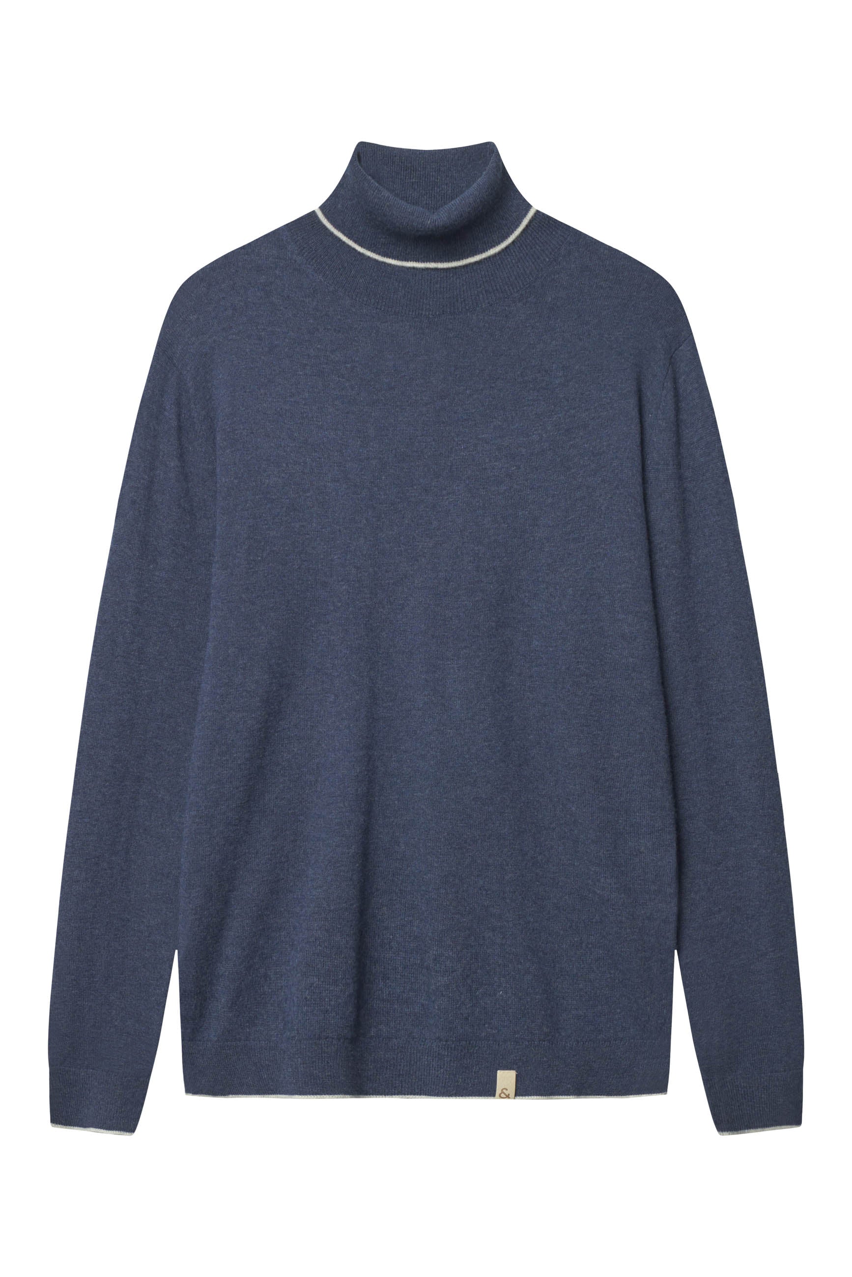 Turtleneck Merino Blend in Navy Sweater Colours and Sons   