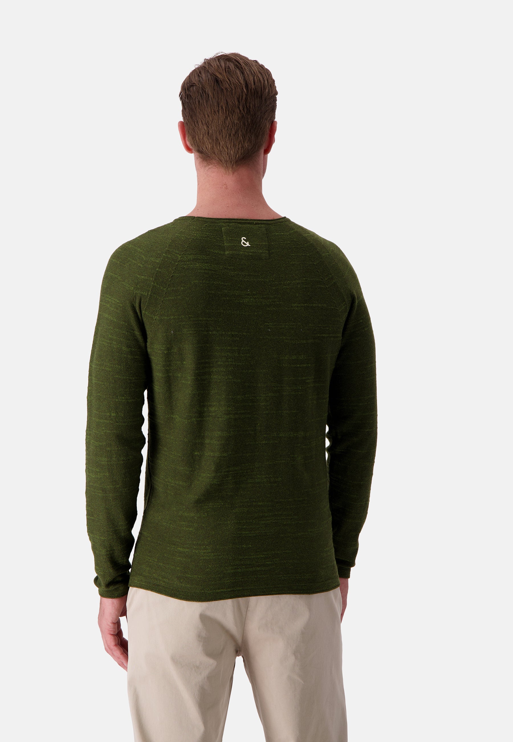 Roundneck slub in yucca sweater Colours and Sons   