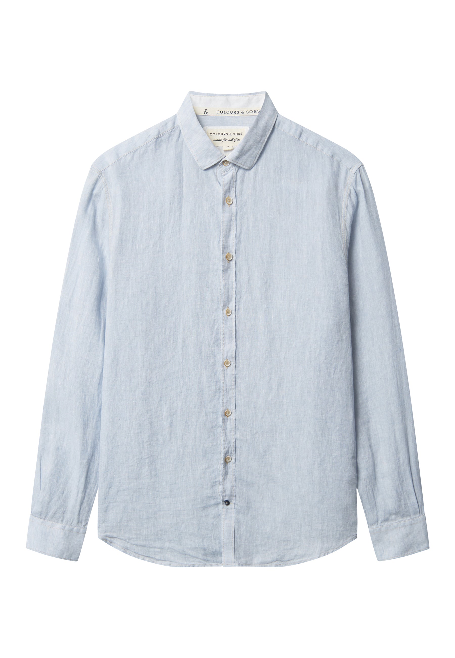 Shirt-Linen in Vintage Blue Shirts Colours and Sons   