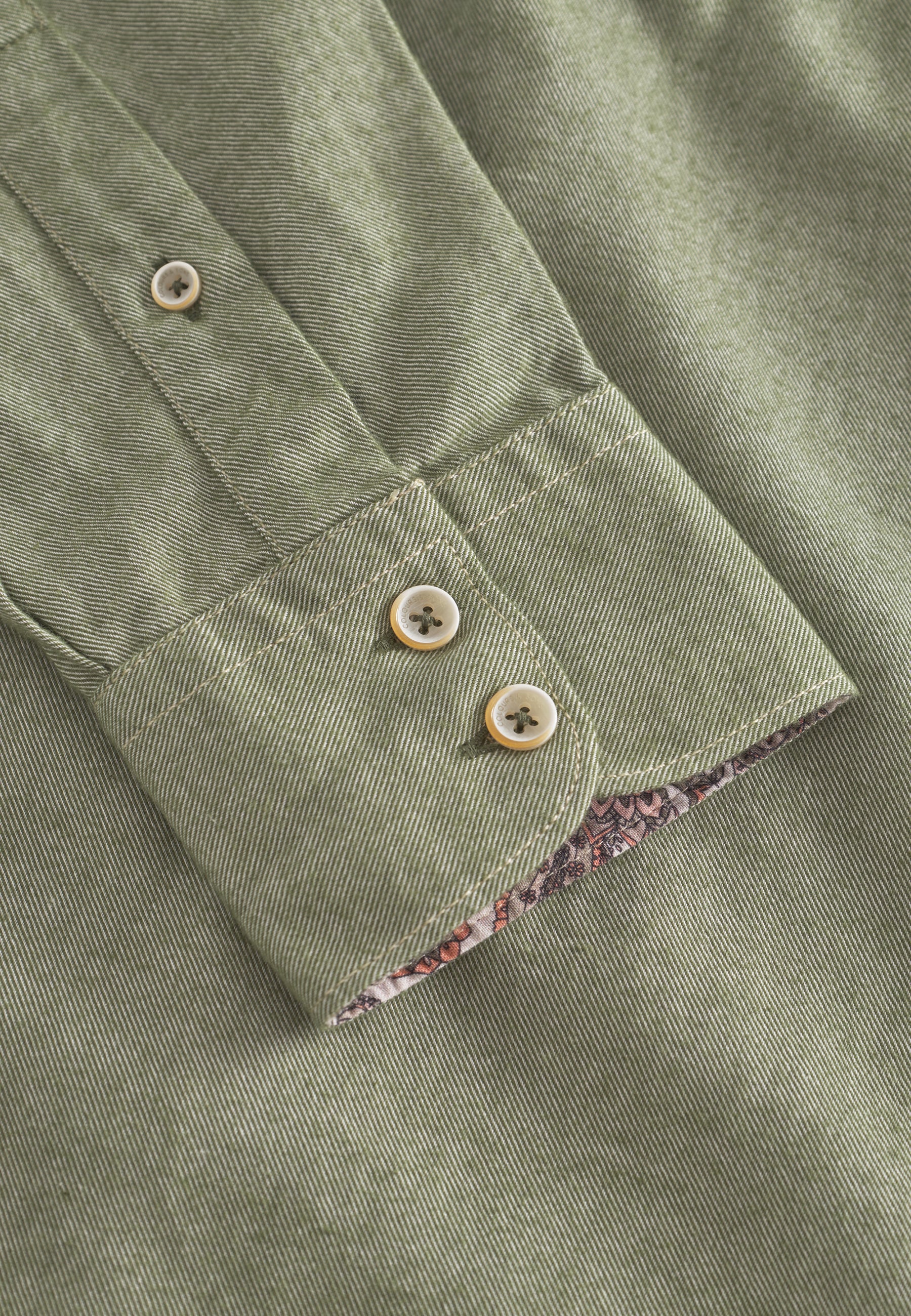 Shirt Brushed Twill in Clover Shirts Colours and Sons   