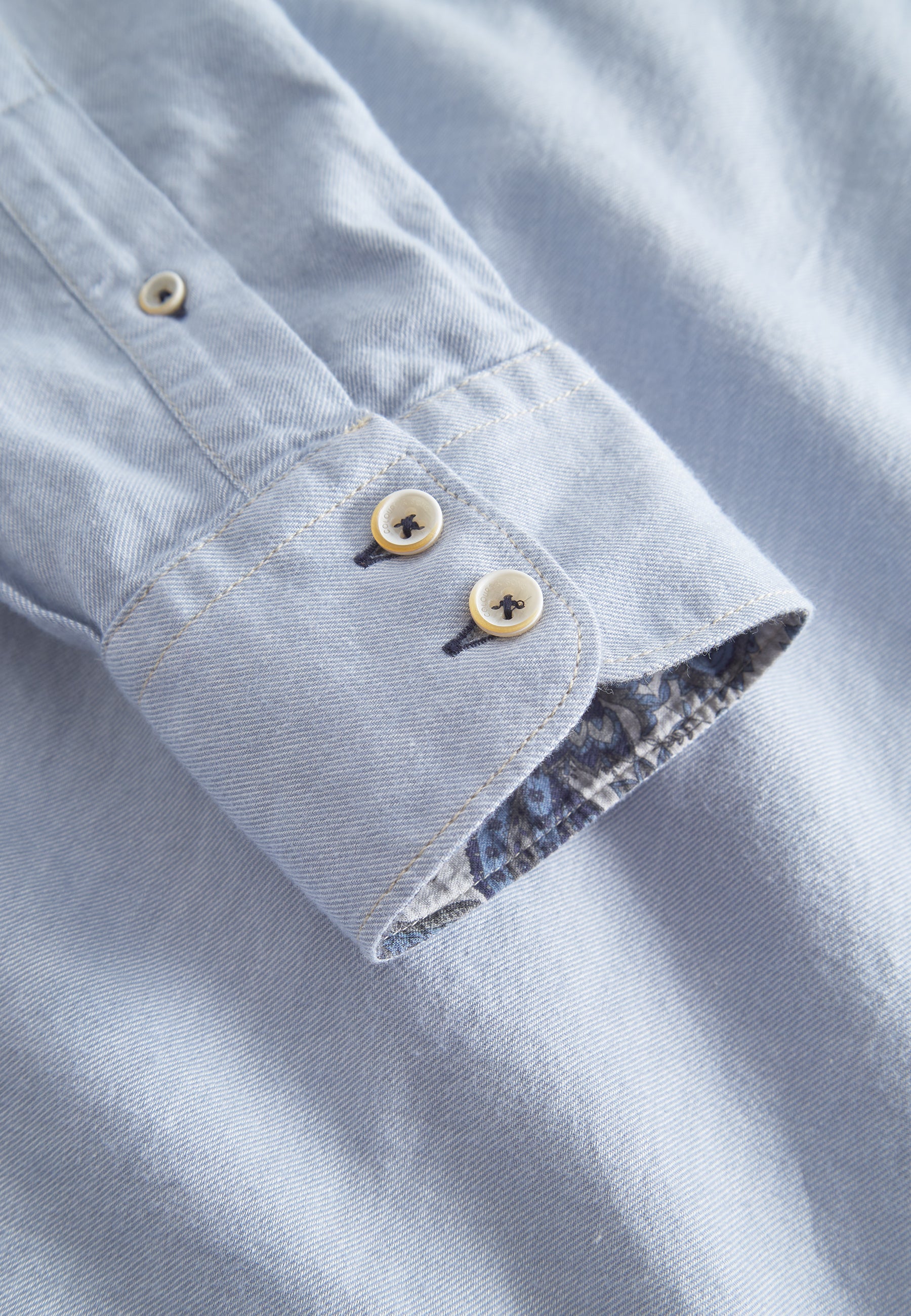 Shirt Brushed Twill in Lake Shirts Colours and Sons   