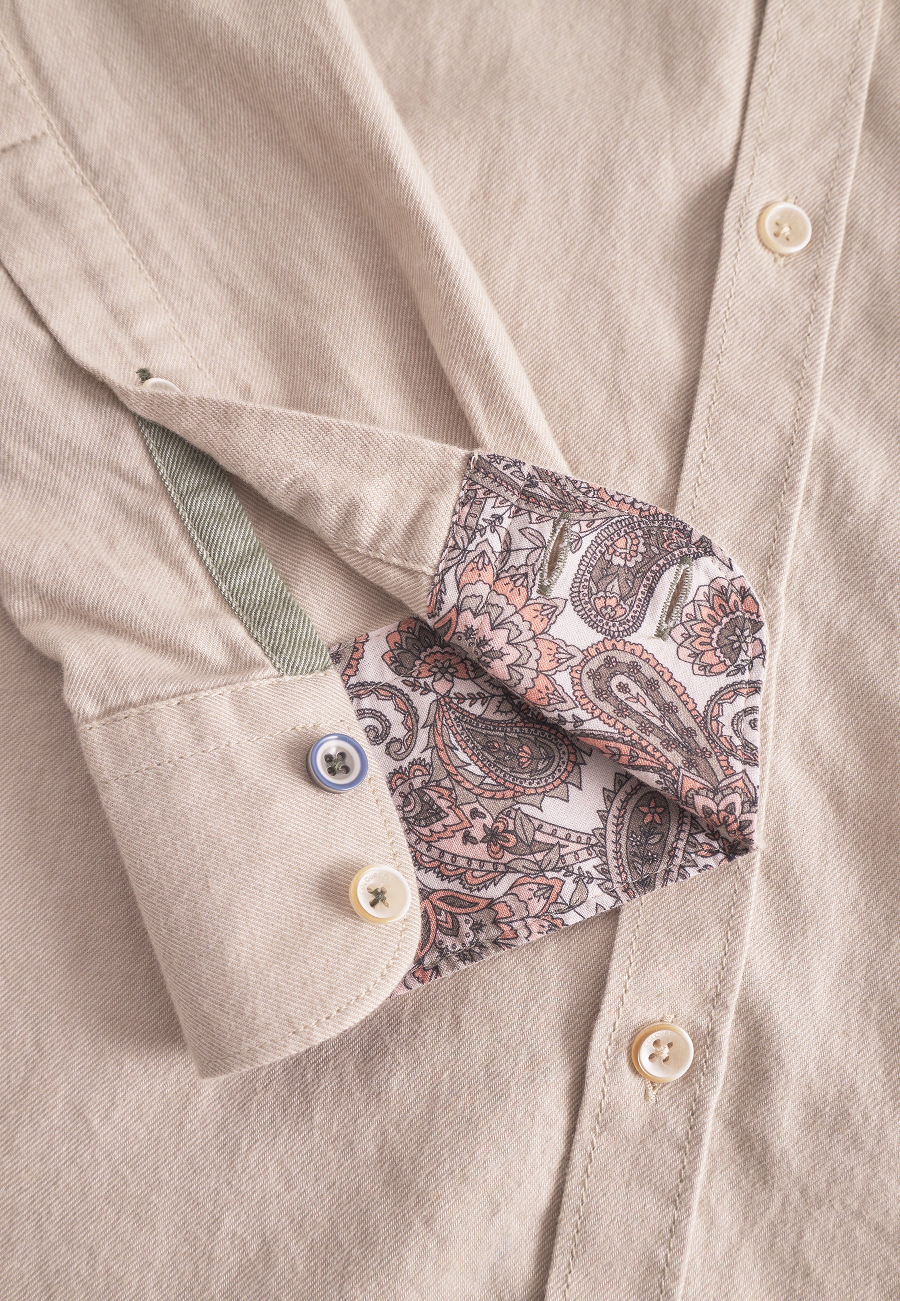 Shirt Brushed Twill in Tumbleweed Shirts Colours and Sons   