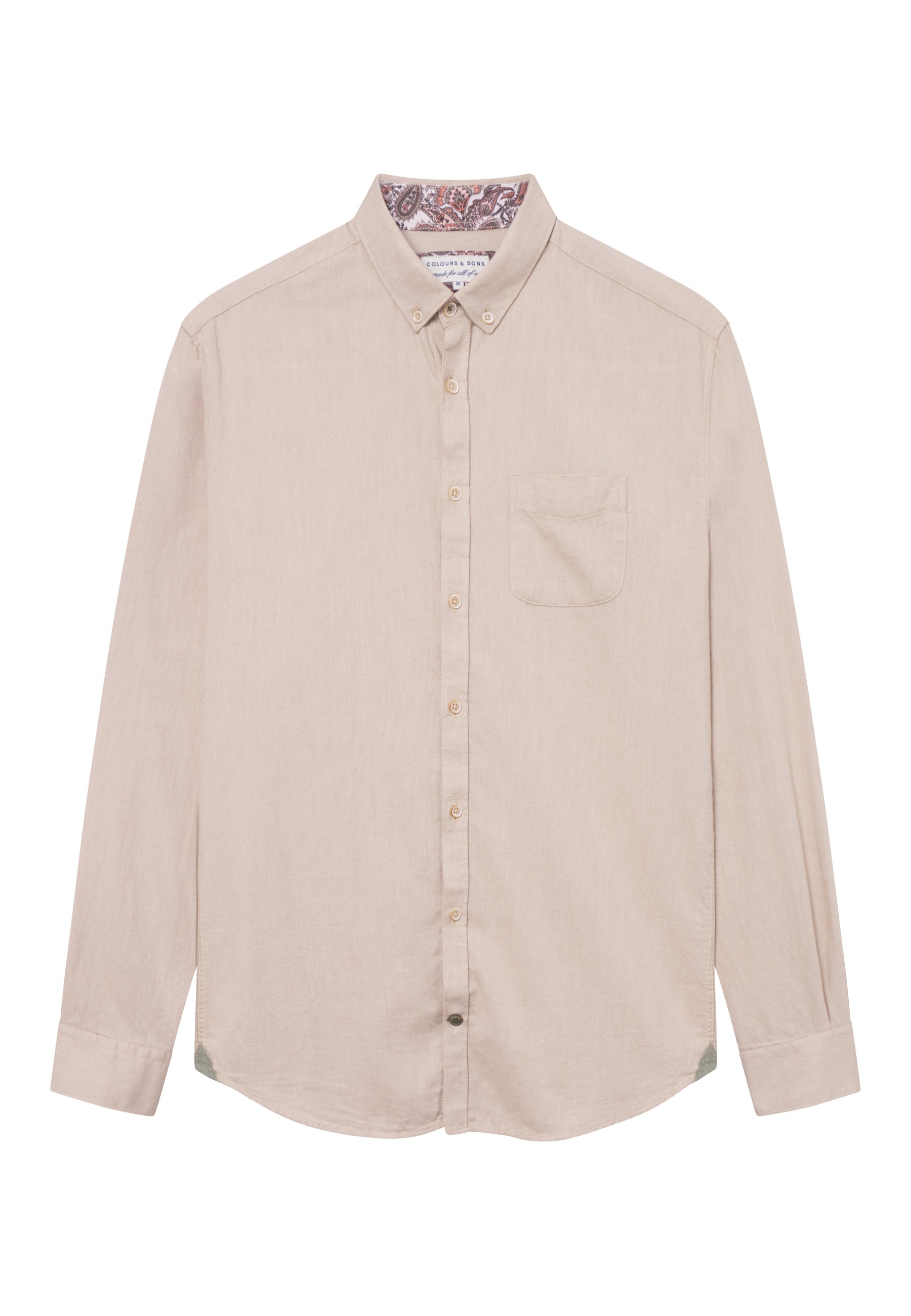 Shirt Brushed Twill in Tumbleweed Shirts Colours and Sons   