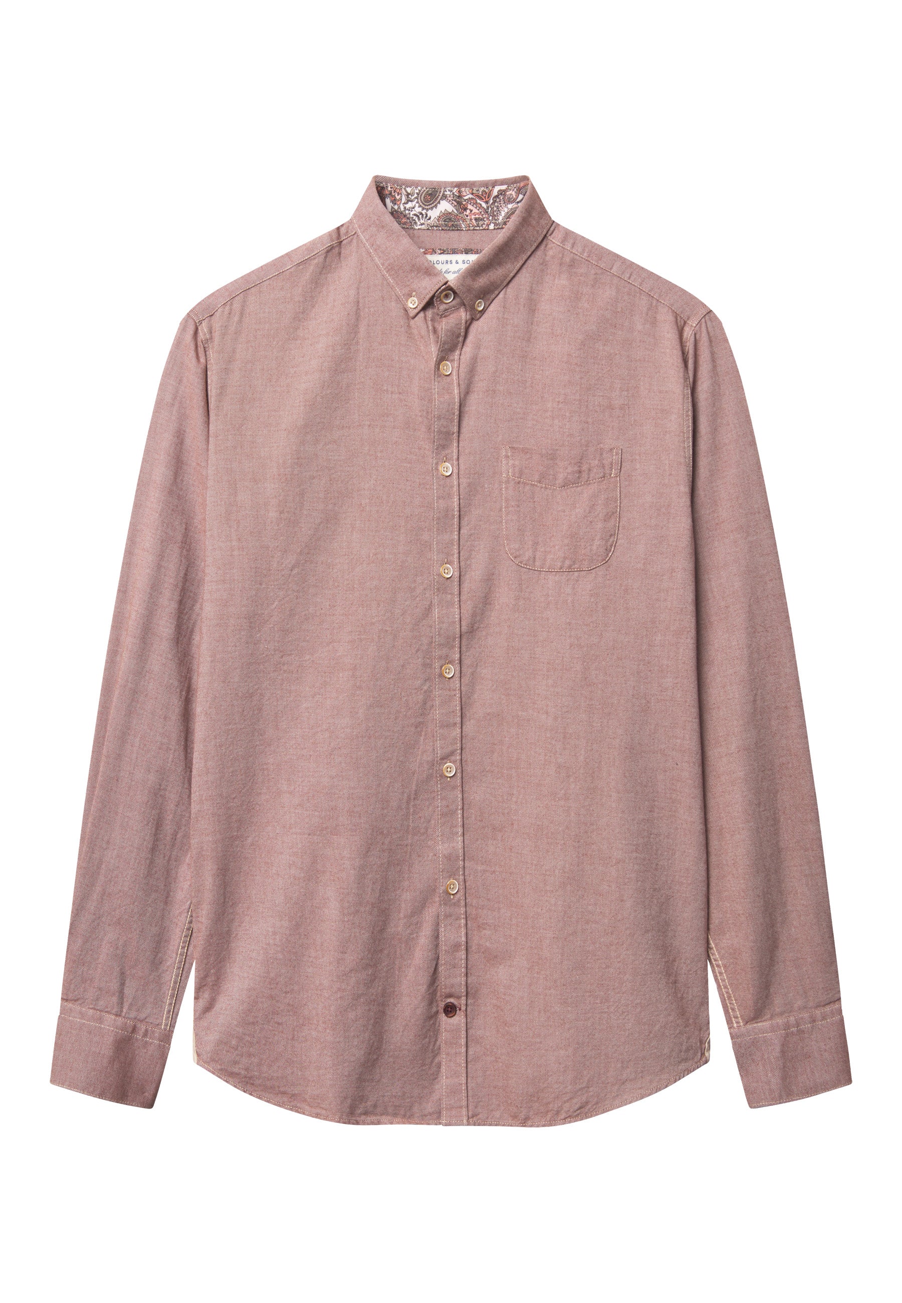 Shirt Brushed Twill in Soil Shirts Colours and Sons   