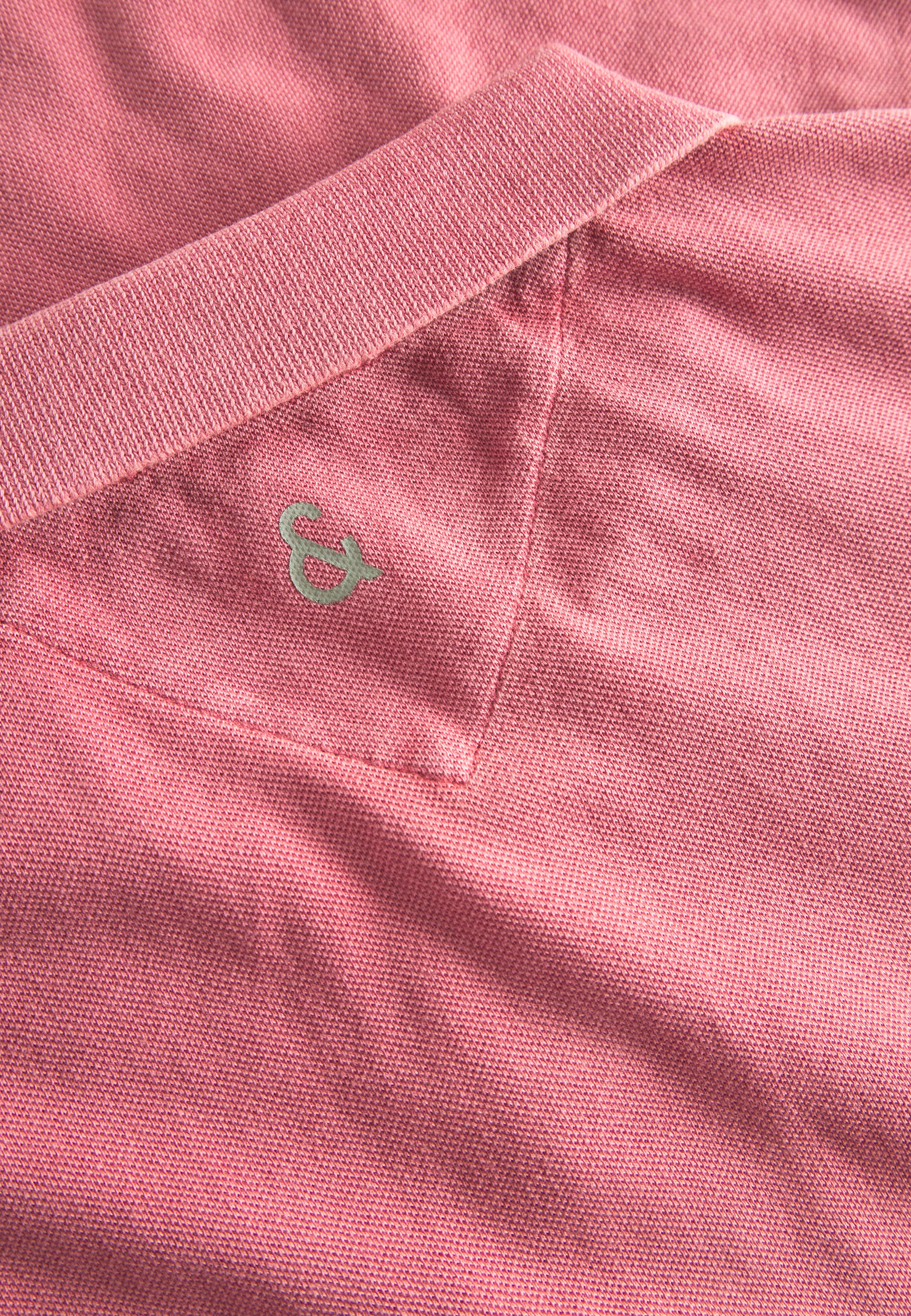 Polo Garment Dyed in Mauve Polos Colours and Sons   