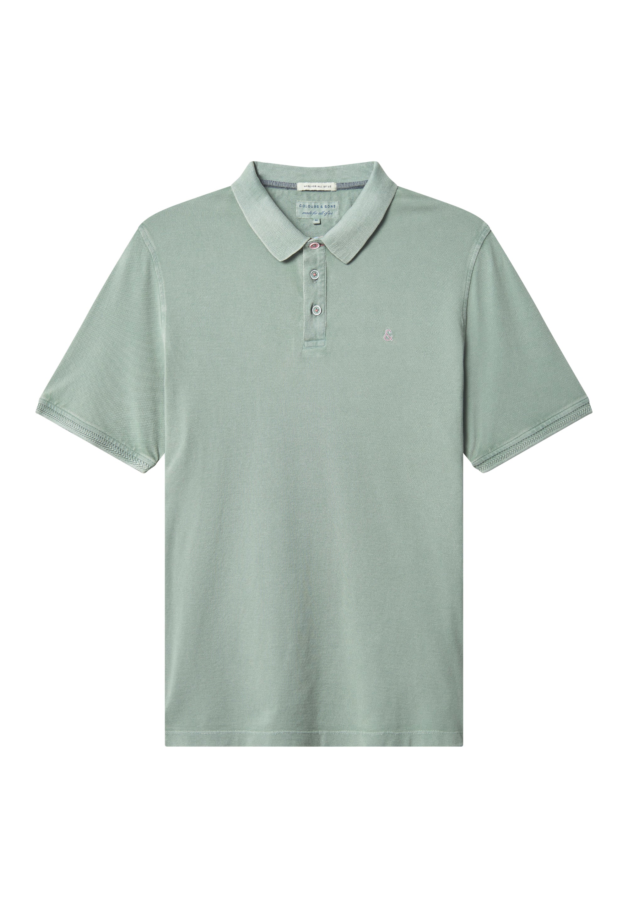 Polo Garment Dyed in Pistachio Polos Colours and Sons   