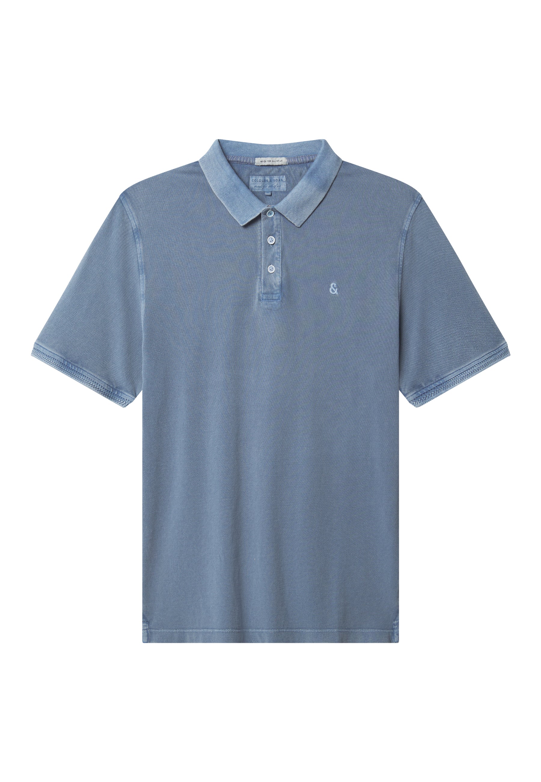 Polo garment dyed in denim T-shirts Colours and Sons   