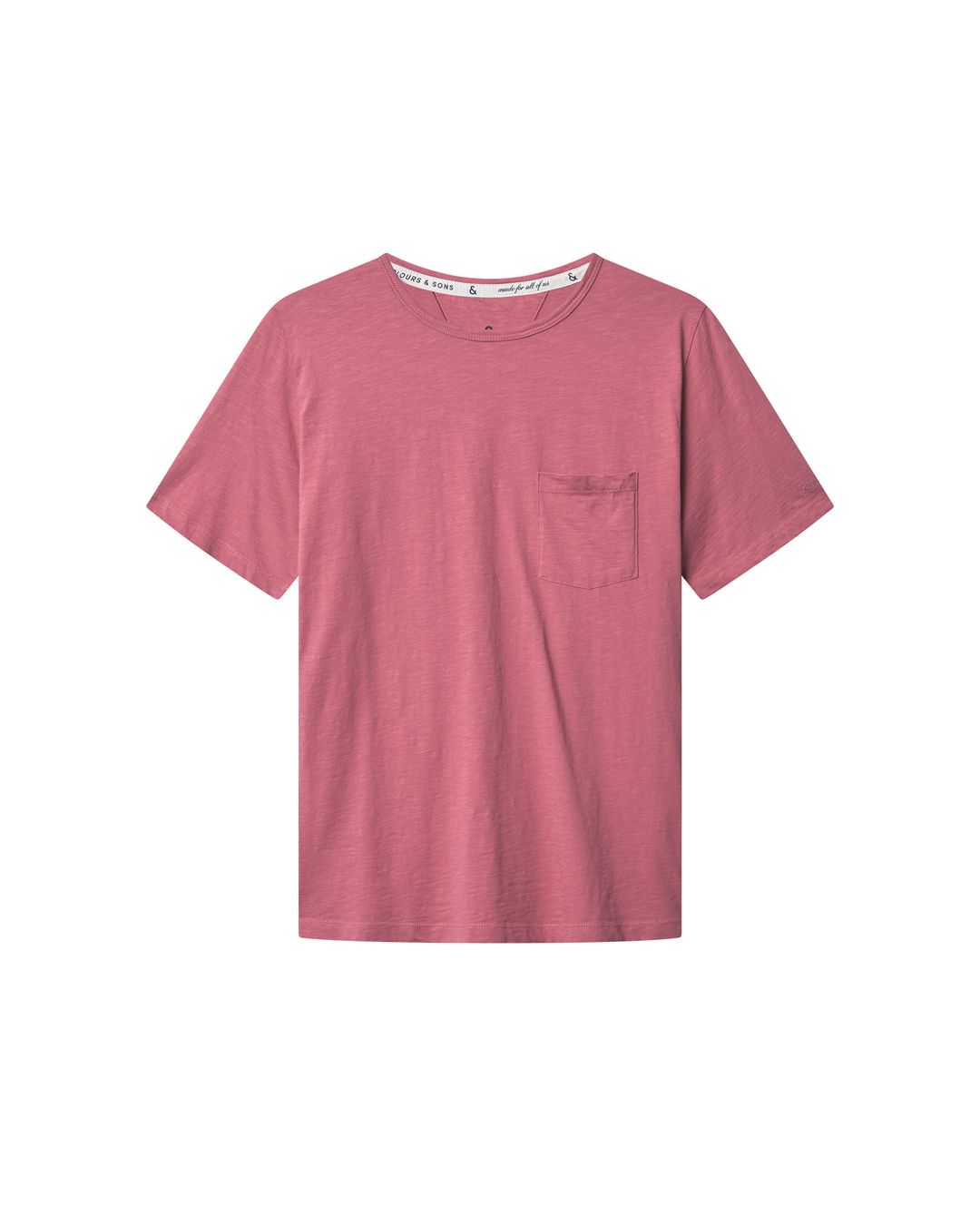 T-shirt - Slub in Mauve T-shirts Colours and Sons   