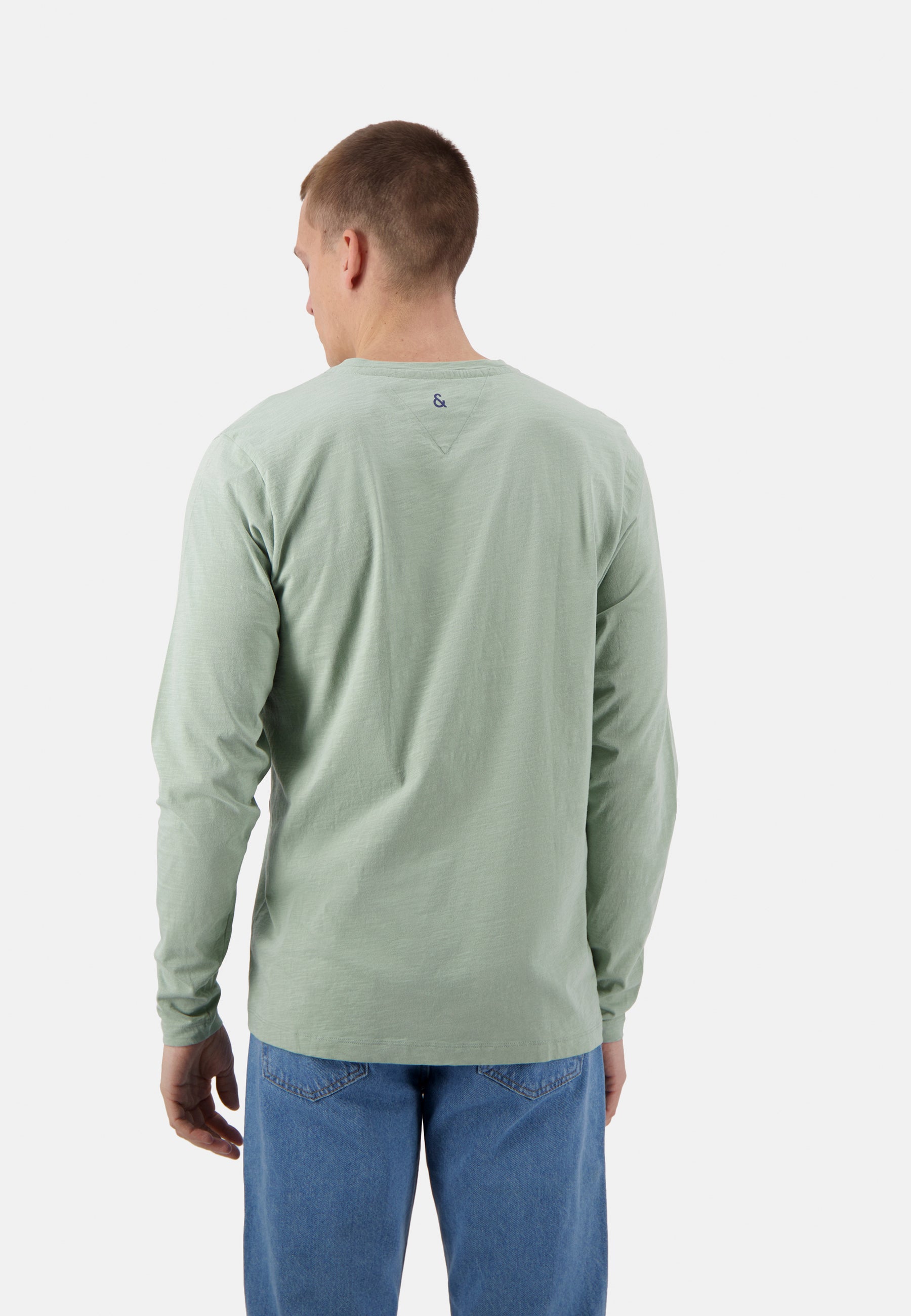 Henley - Slub in Pistachio T-shirts Colours and Sons   