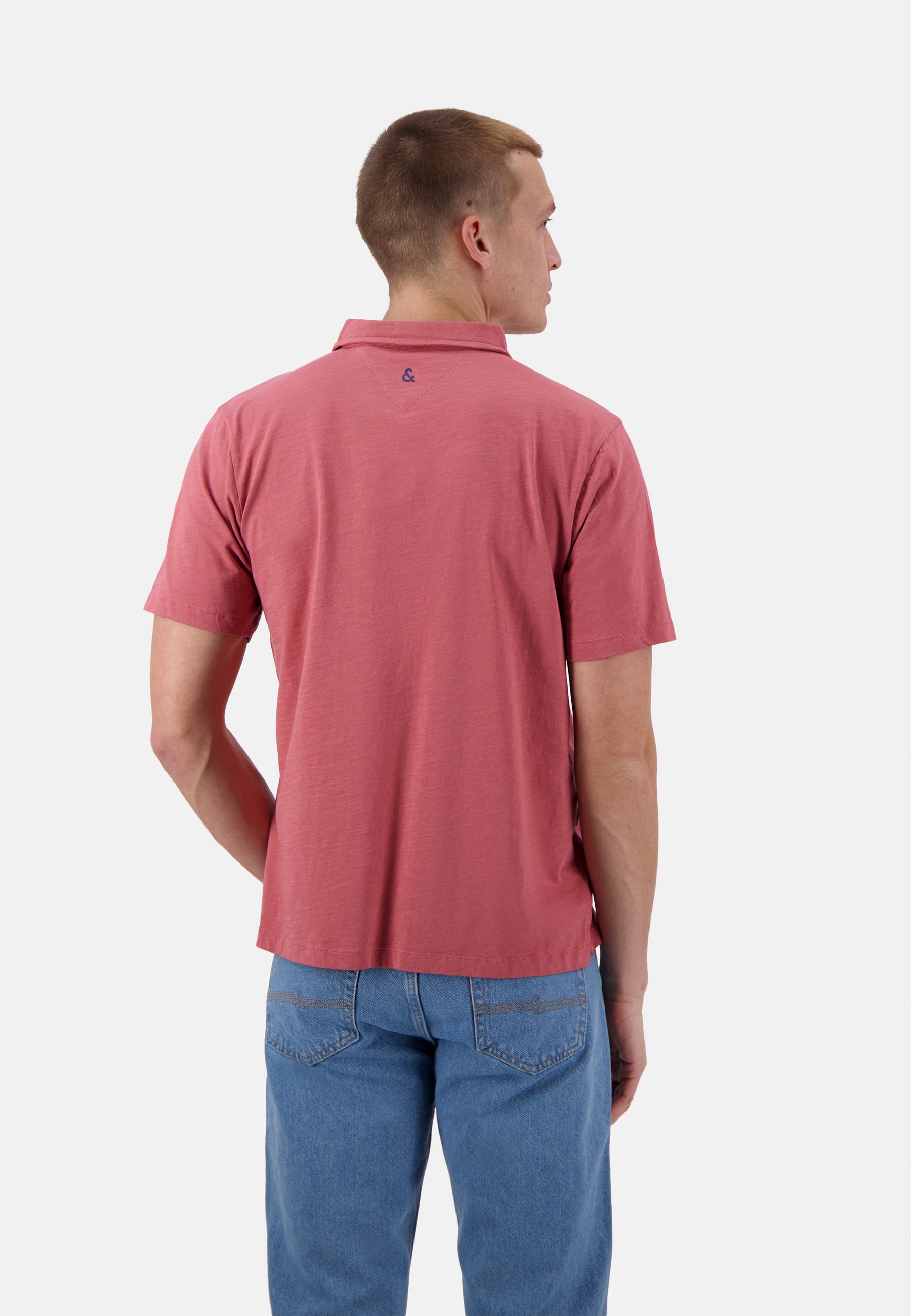 Polo - Slub in Mauve Polos Colours and Sons   