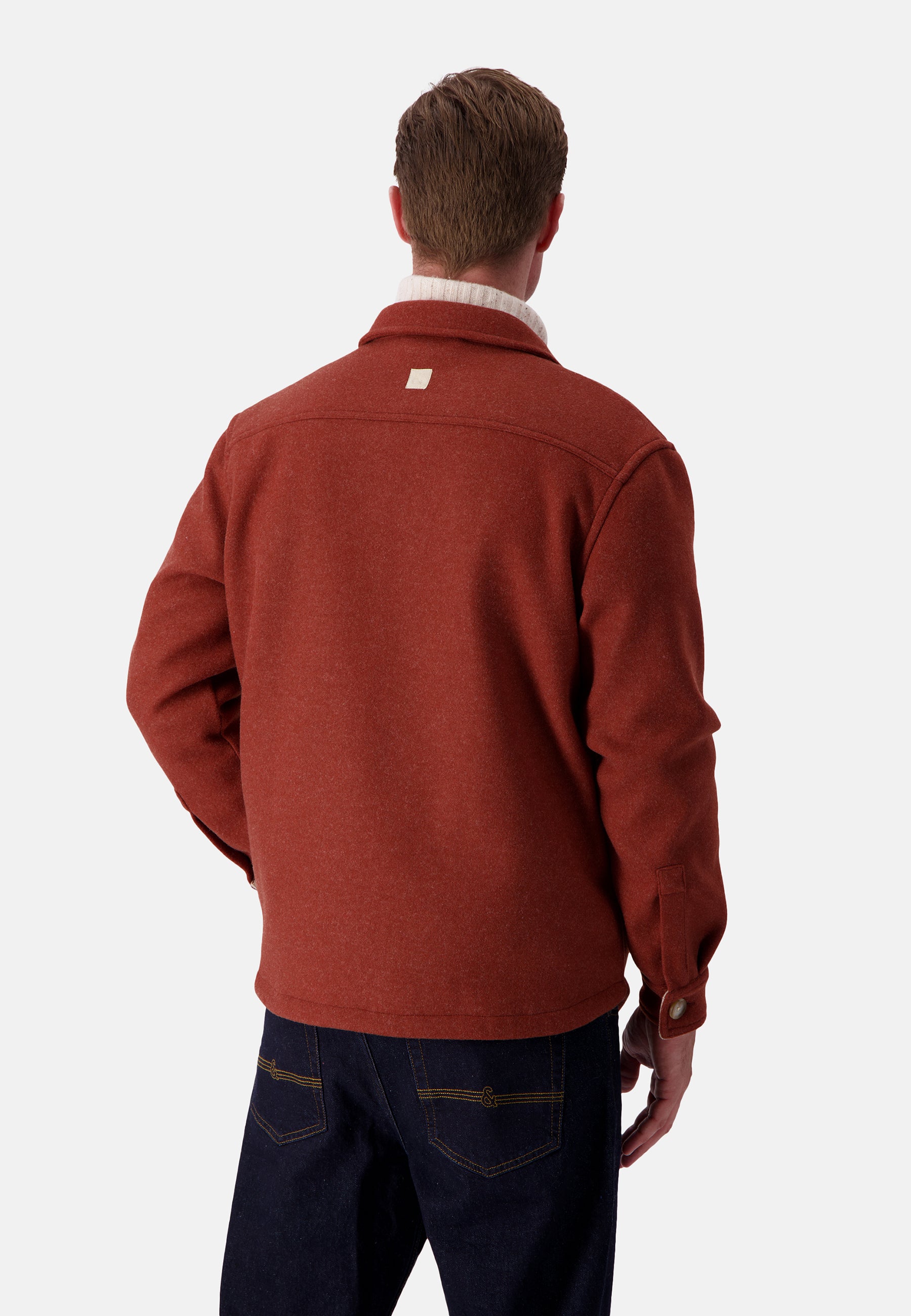 Worker Jacket Soft Touch in Brandy Jackets Colours and Sons   