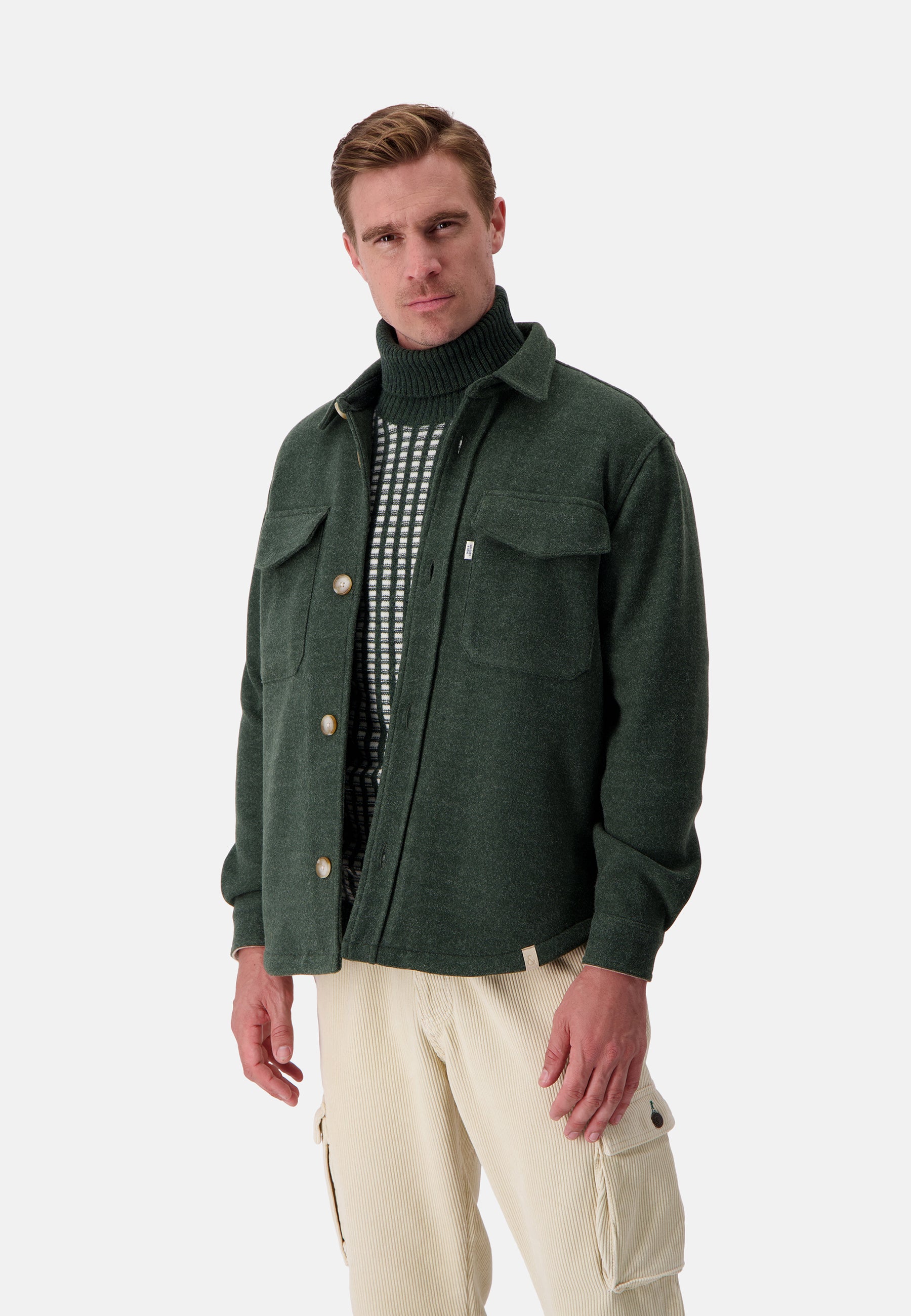 Worker Jacket Soft Touch in Yucca Jackets Colours and Sons   