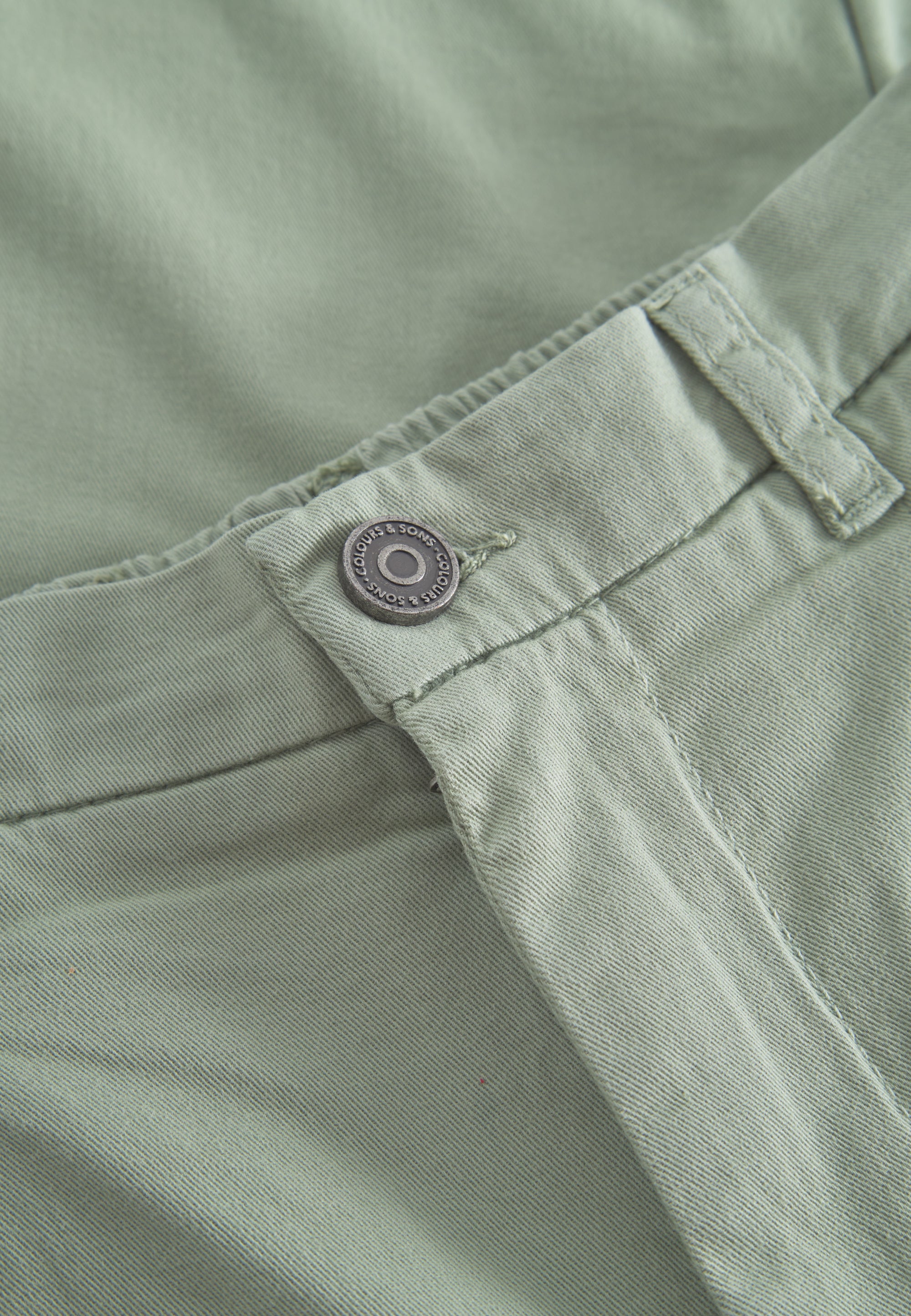 Pants-Cropped Chino in Pistachio Pants Colours and Sons   