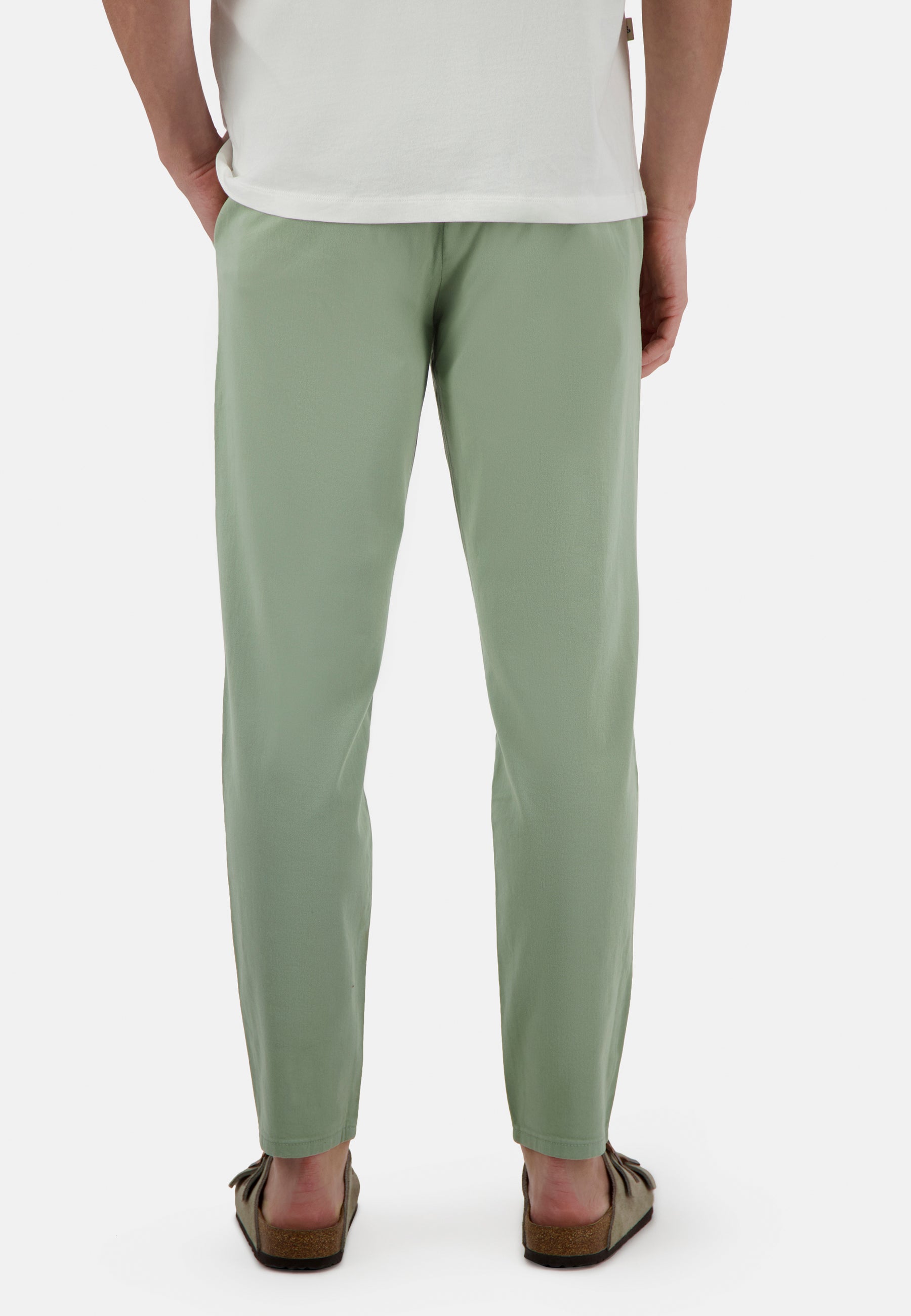 Pants-Cropped Chino in Pistachio Pants Colours and Sons   