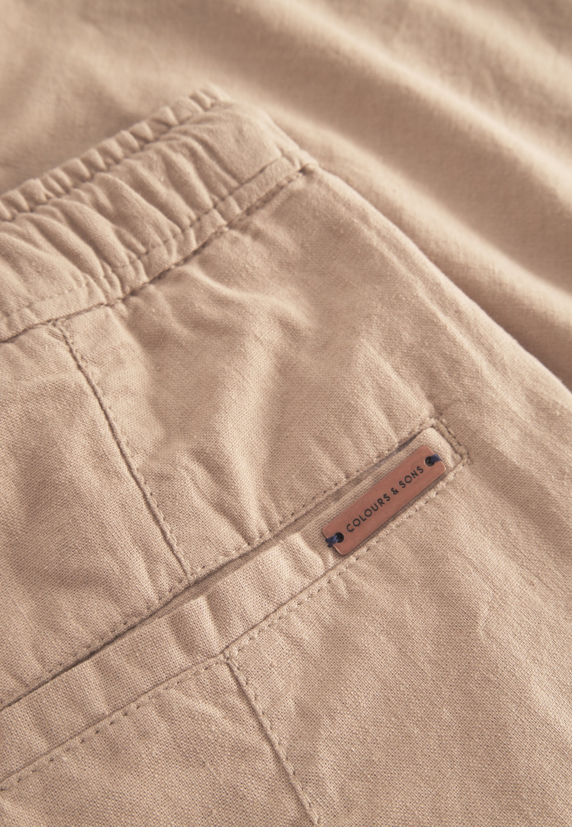 Pants-Cropped Linen in Tent Pants Colours and Sons   