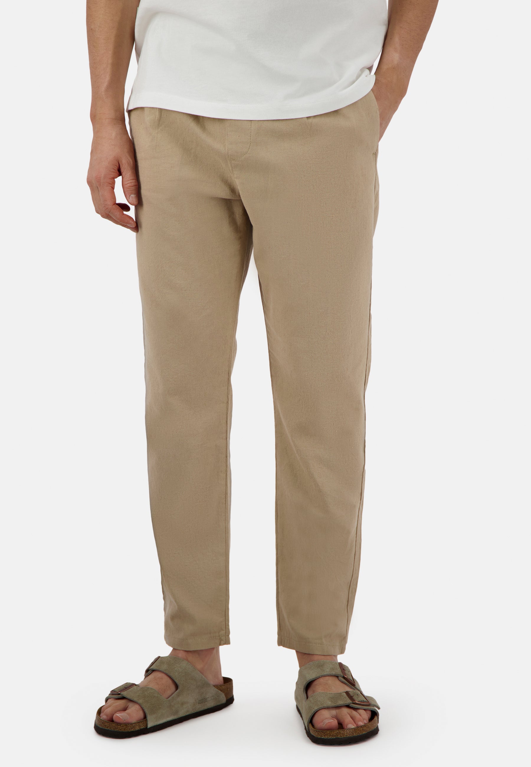 Pants-Cropped Linen in Tent Pants Colours and Sons   