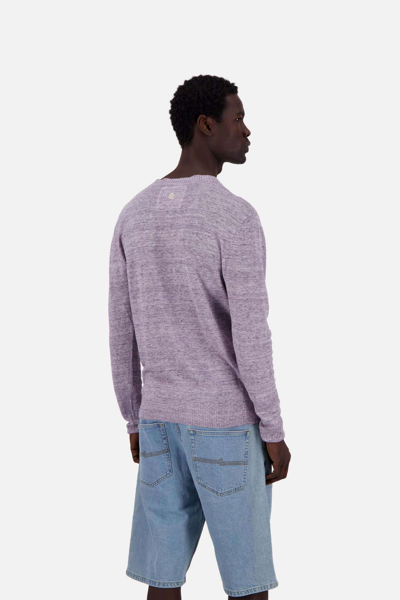 Roundneck Linen in Violet Sweater Colours and Sons